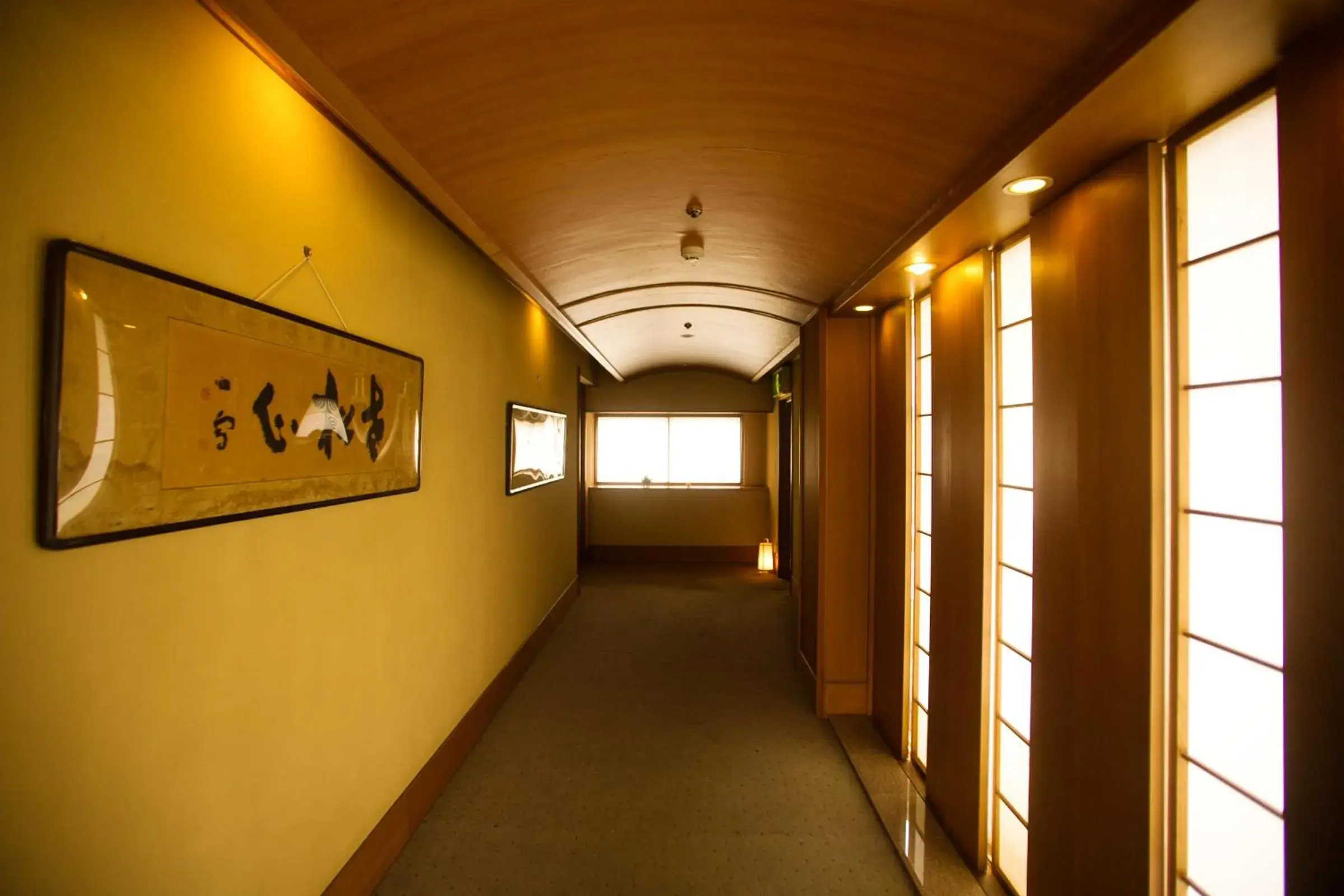 Decorative detail in Ryokan Nishi-no-Miyabi Tokiwa