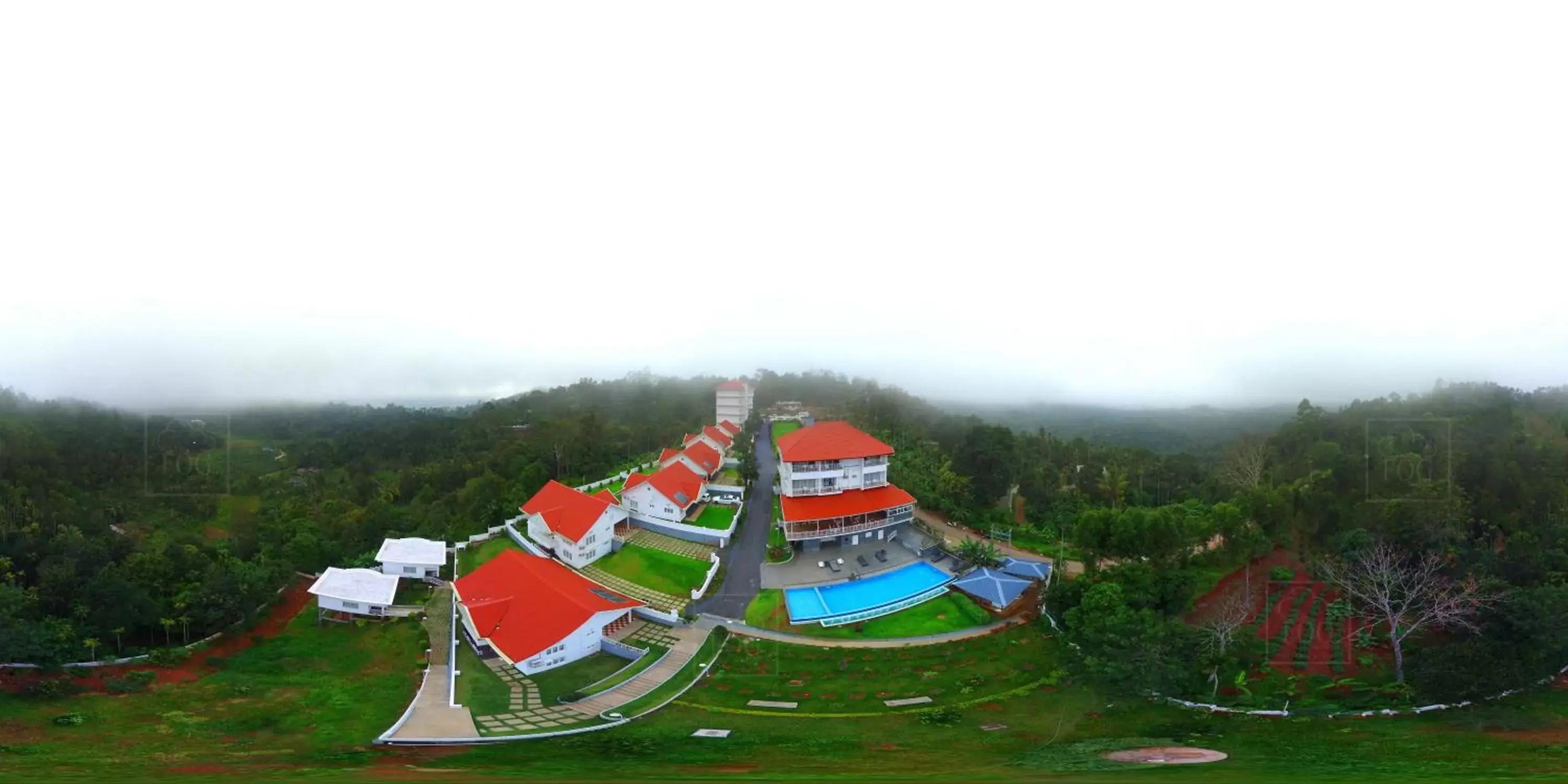 Day, Bird's-eye View in The Fog Munnar (Resort & Spa)