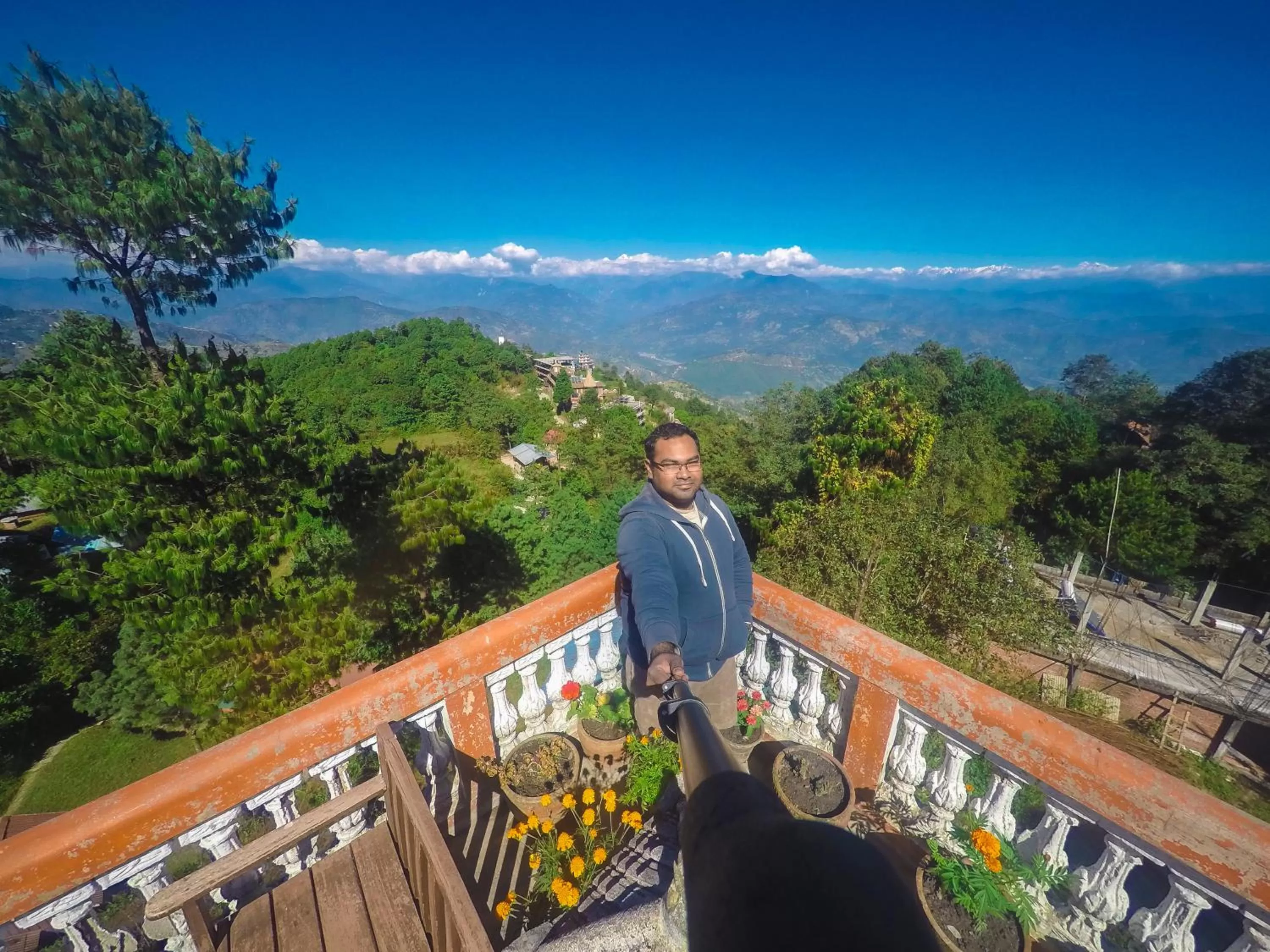 Mountain view in Peaceful Cottage & Cafe Du Mont