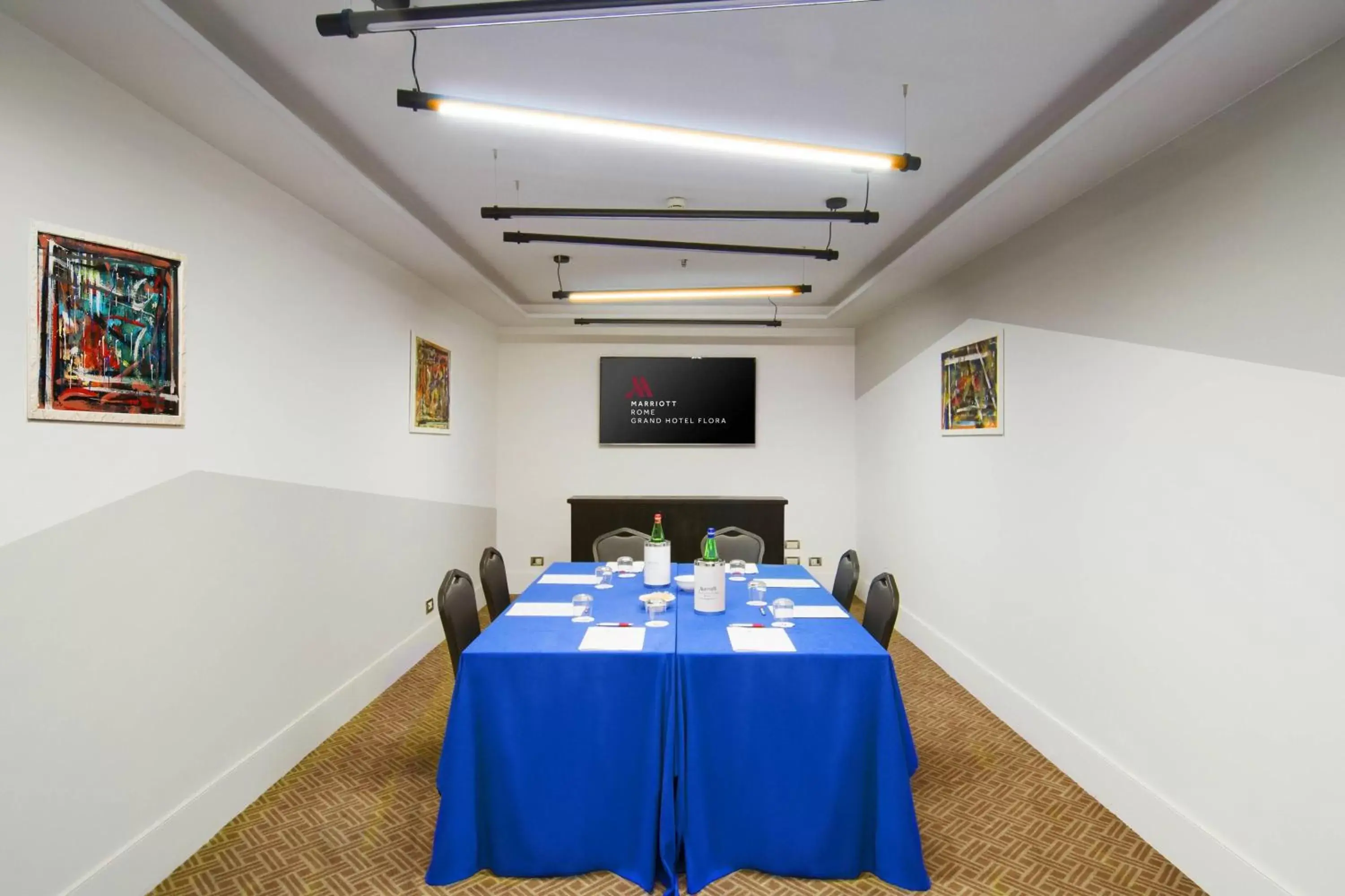 Meeting/conference room in Rome Marriott Grand Hotel Flora