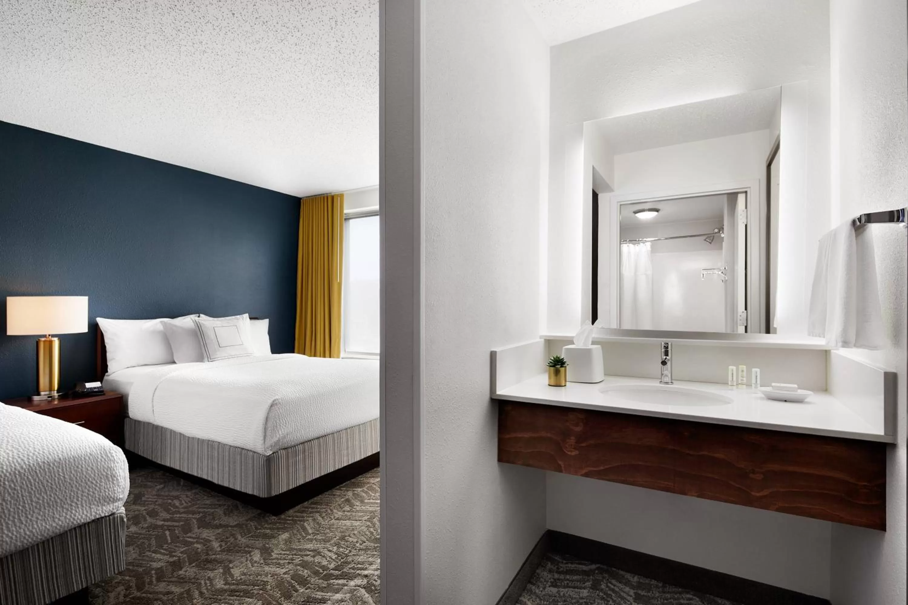 Bathroom, Bed in SpringHill Suites by Marriott Richmond North/Glen Allen