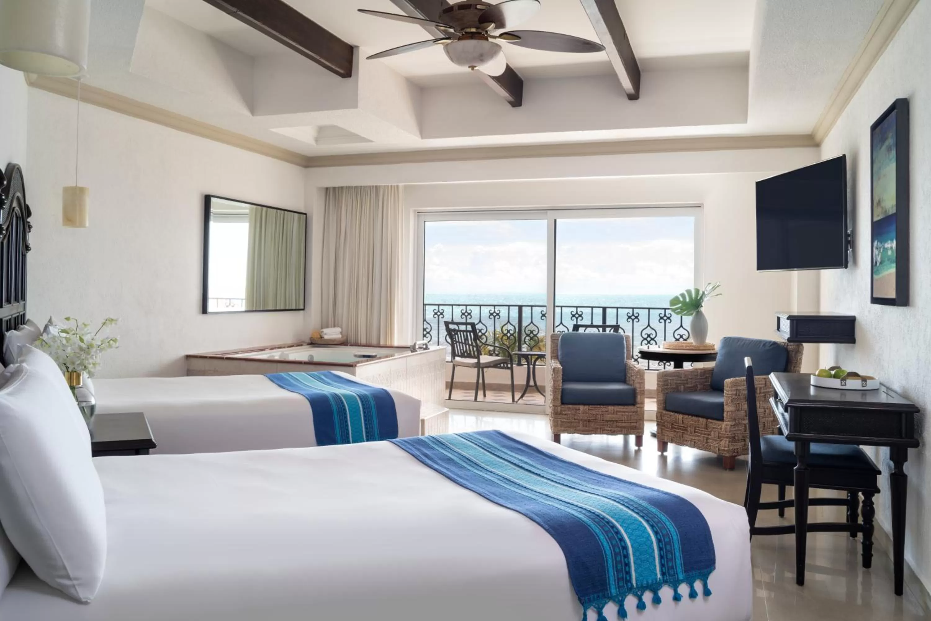 Photo of the whole room, Bed in Hyatt Zilara Cancun - All Inclusive - Adults Only
