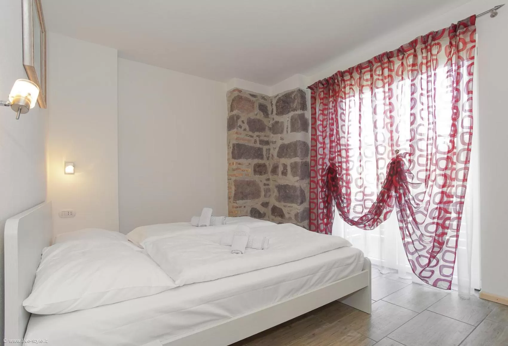 Bedroom, Bed in Apartment Residence Veronika