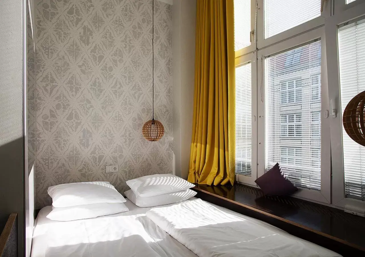 Bed in Michelberger Hotel Bed in Michelberger Hotel