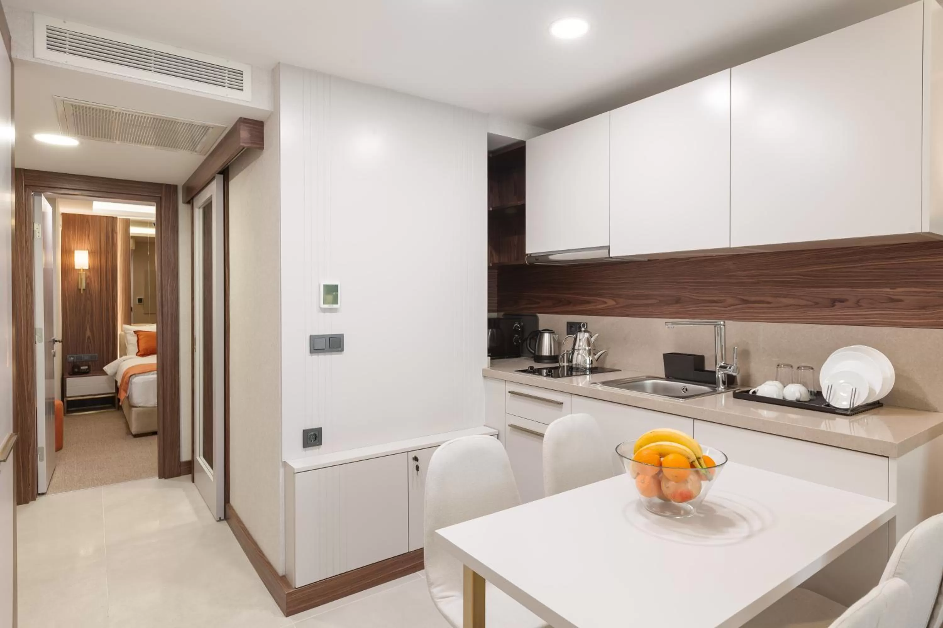 Kitchen or kitchenette in Sherry Suites Karaköy