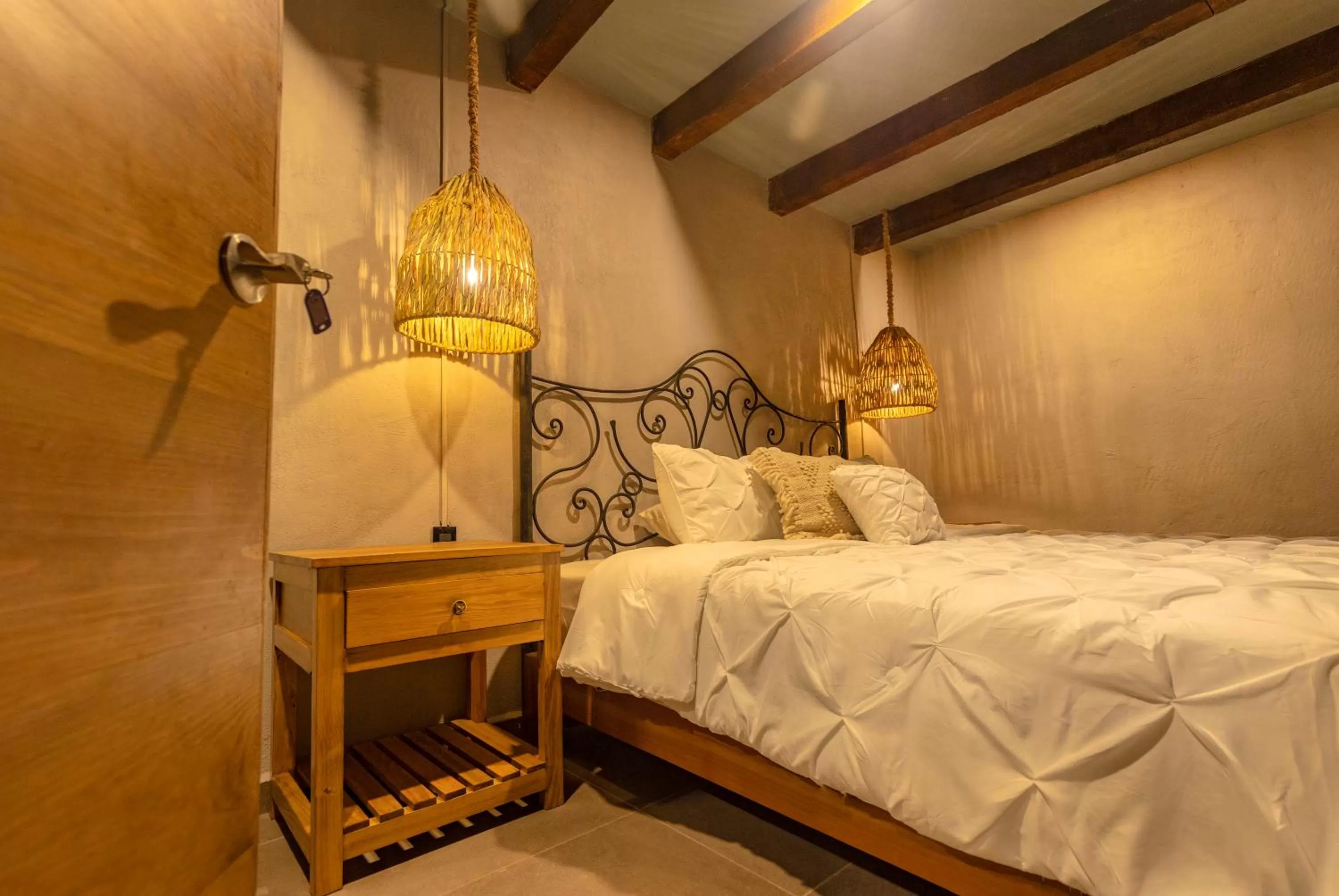 Bed in Casa Lavanda Hotel Boutique