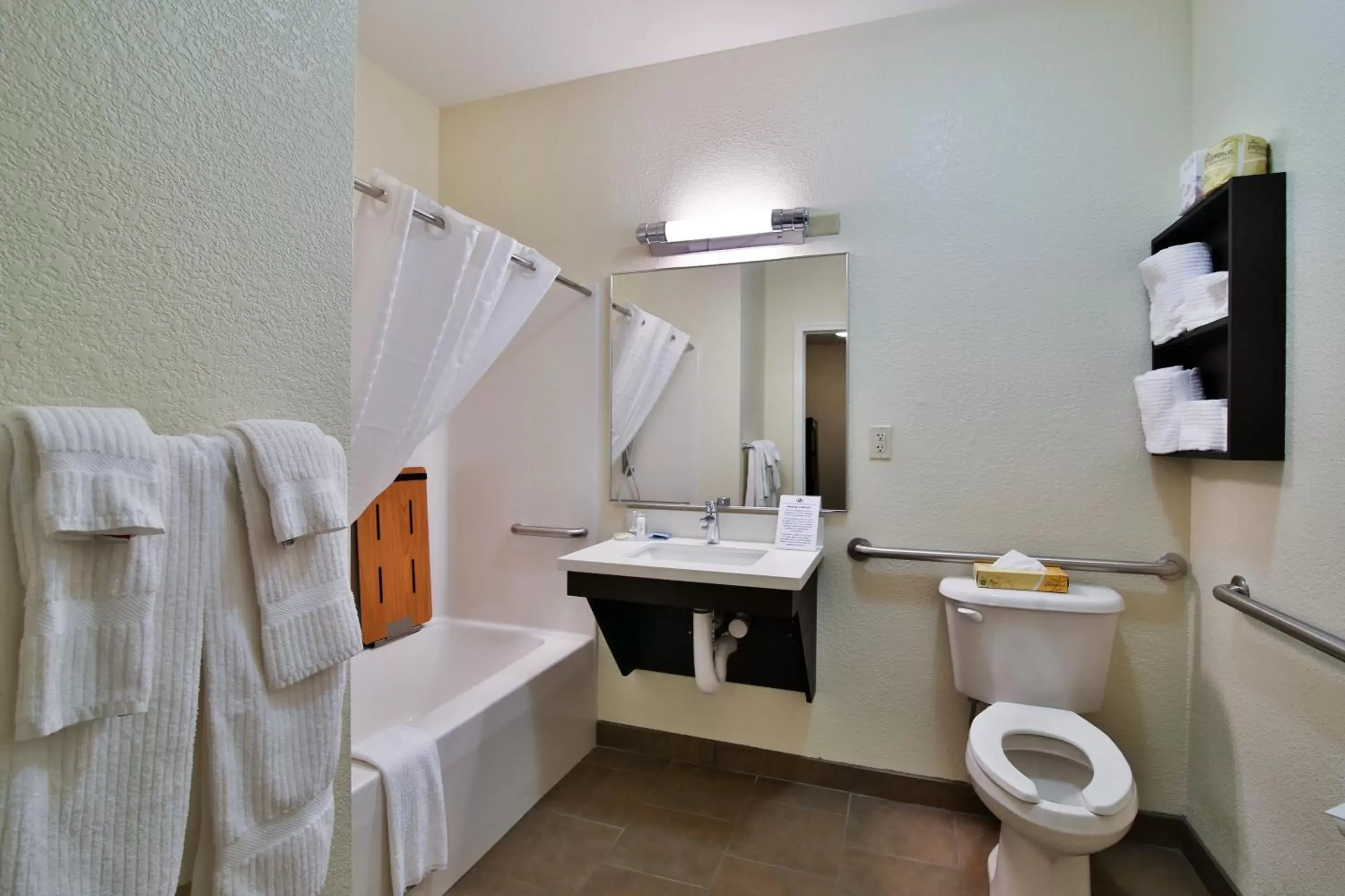 Photo of the whole room, Bathroom in Candlewood Suites Bismarck