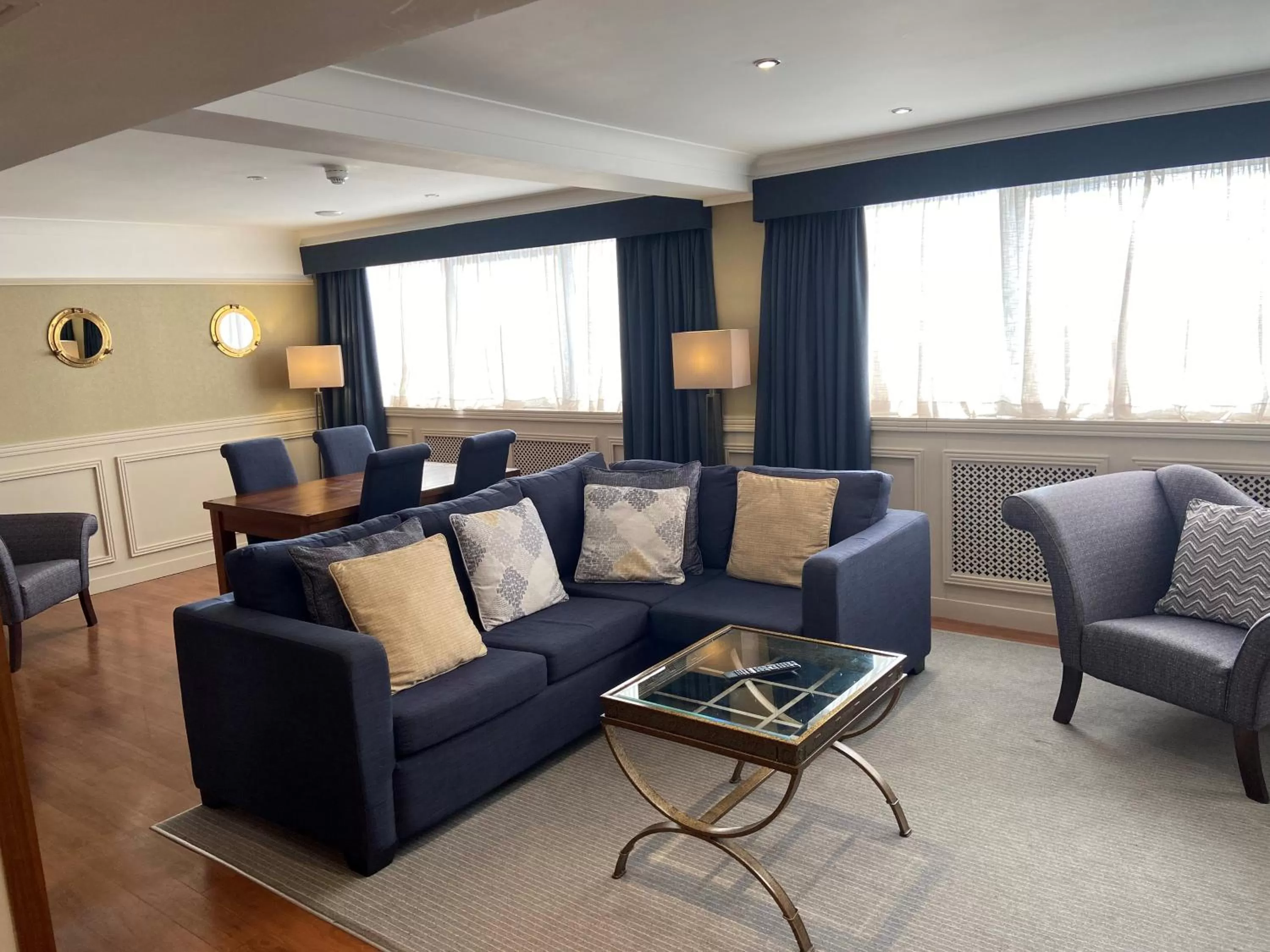 Living room in The Liner at Liverpool