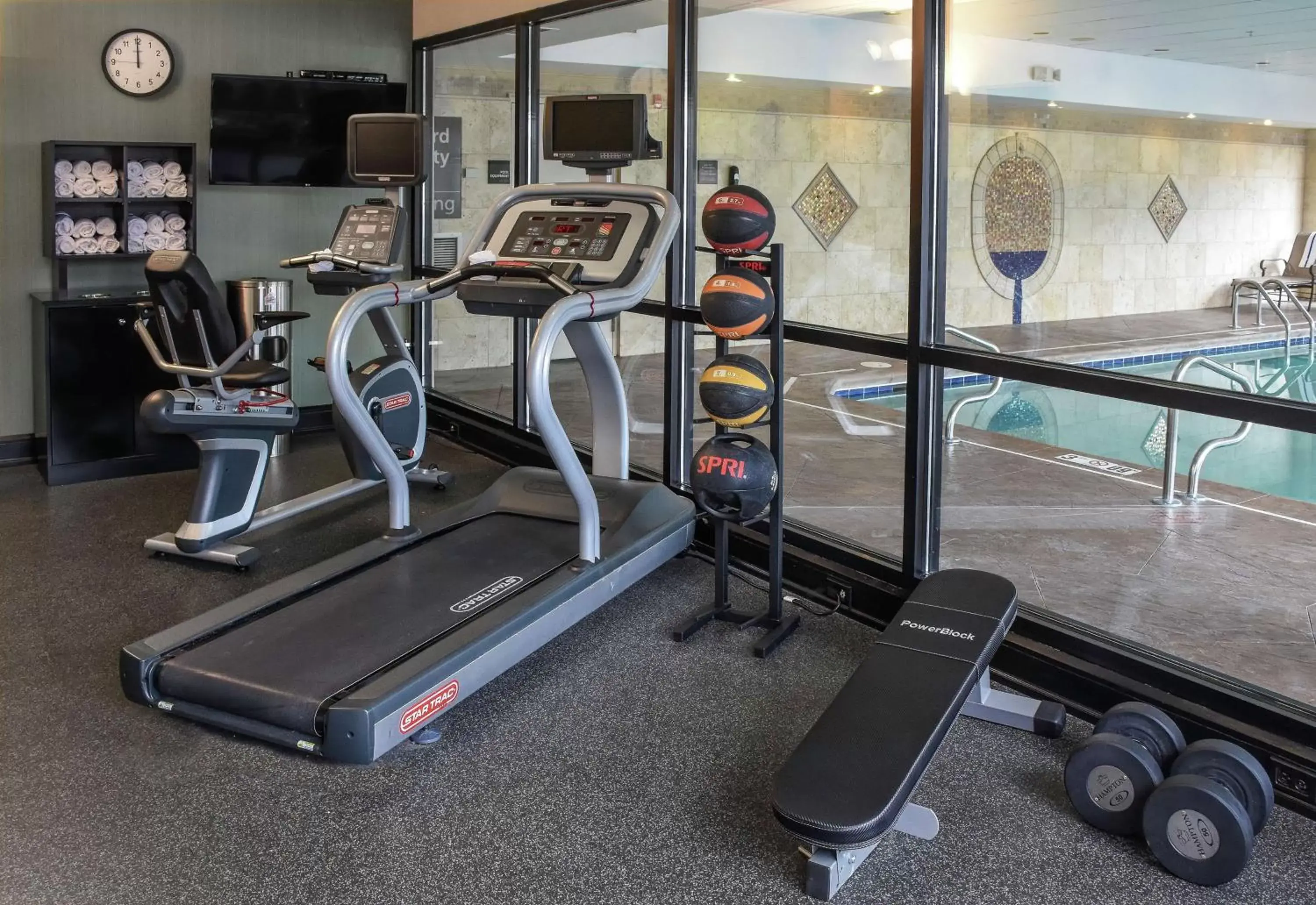Fitness centre/facilities, Fitness Center/Facilities in Hampton Inn & Suites Youngstown-Canfield