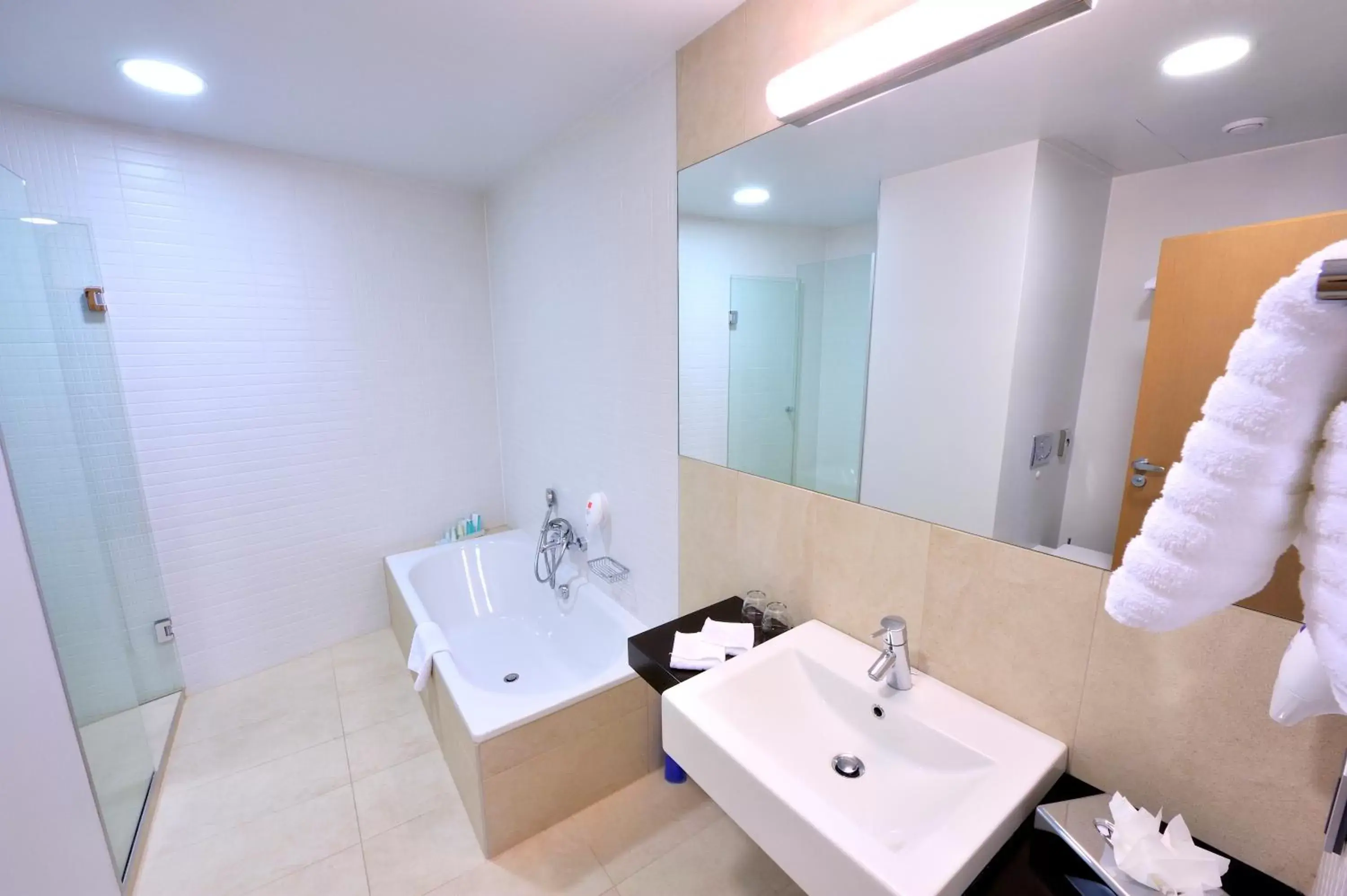 Shower, Bathroom in Quality Hotel Ostrava City