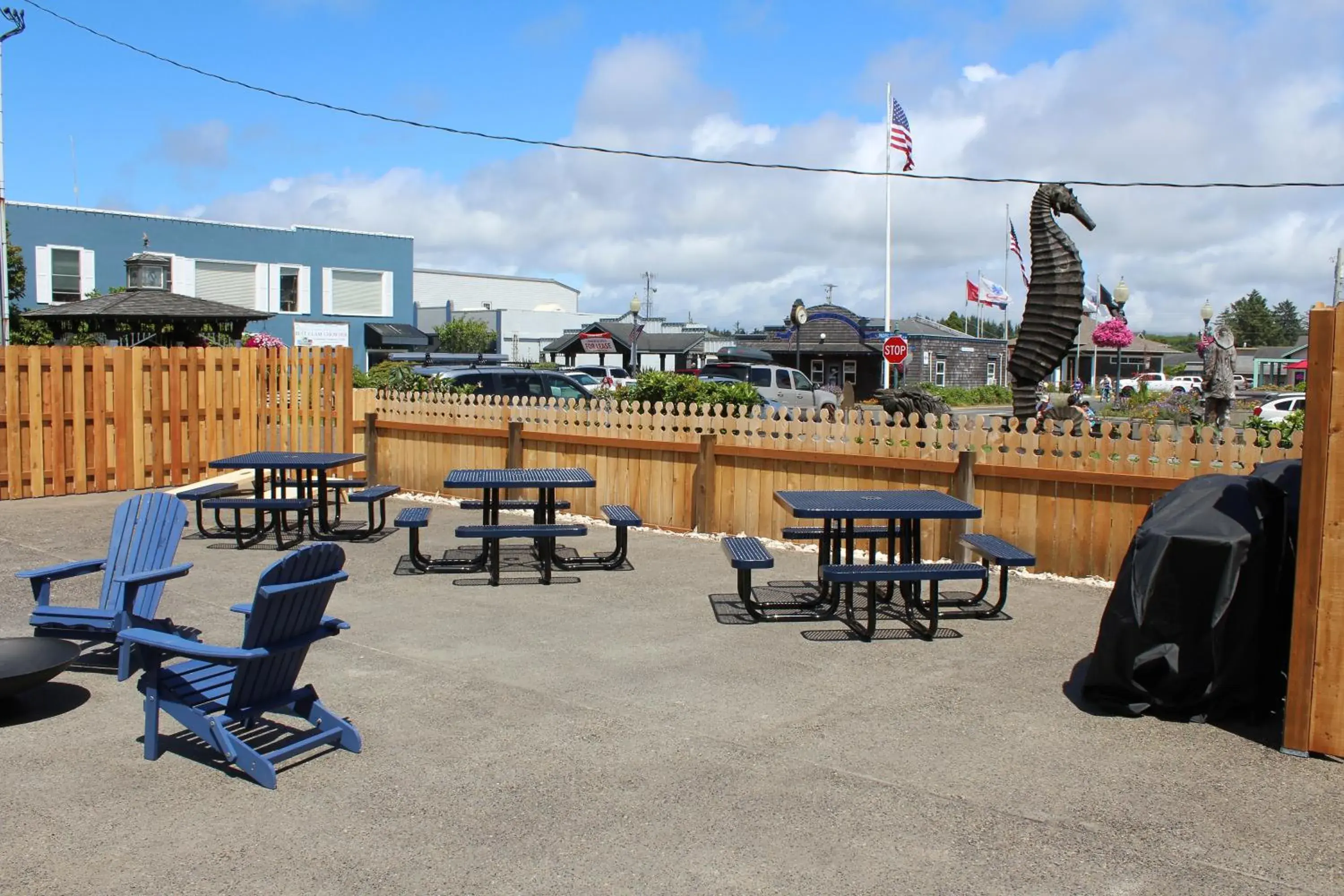 Patio in Inn at the Sea