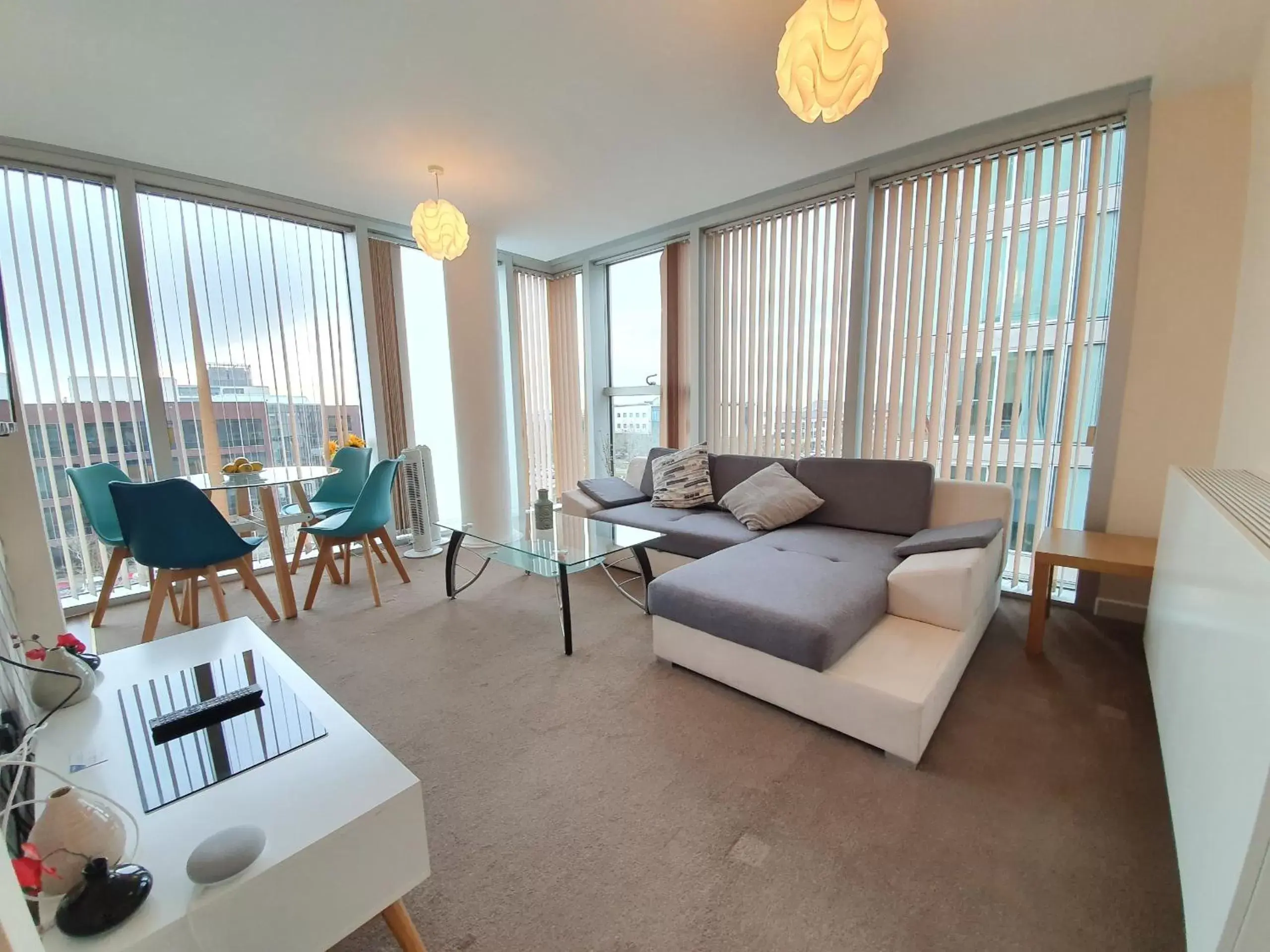 Living room, Seating Area in Dazzon Apartments - HUB - Central MK