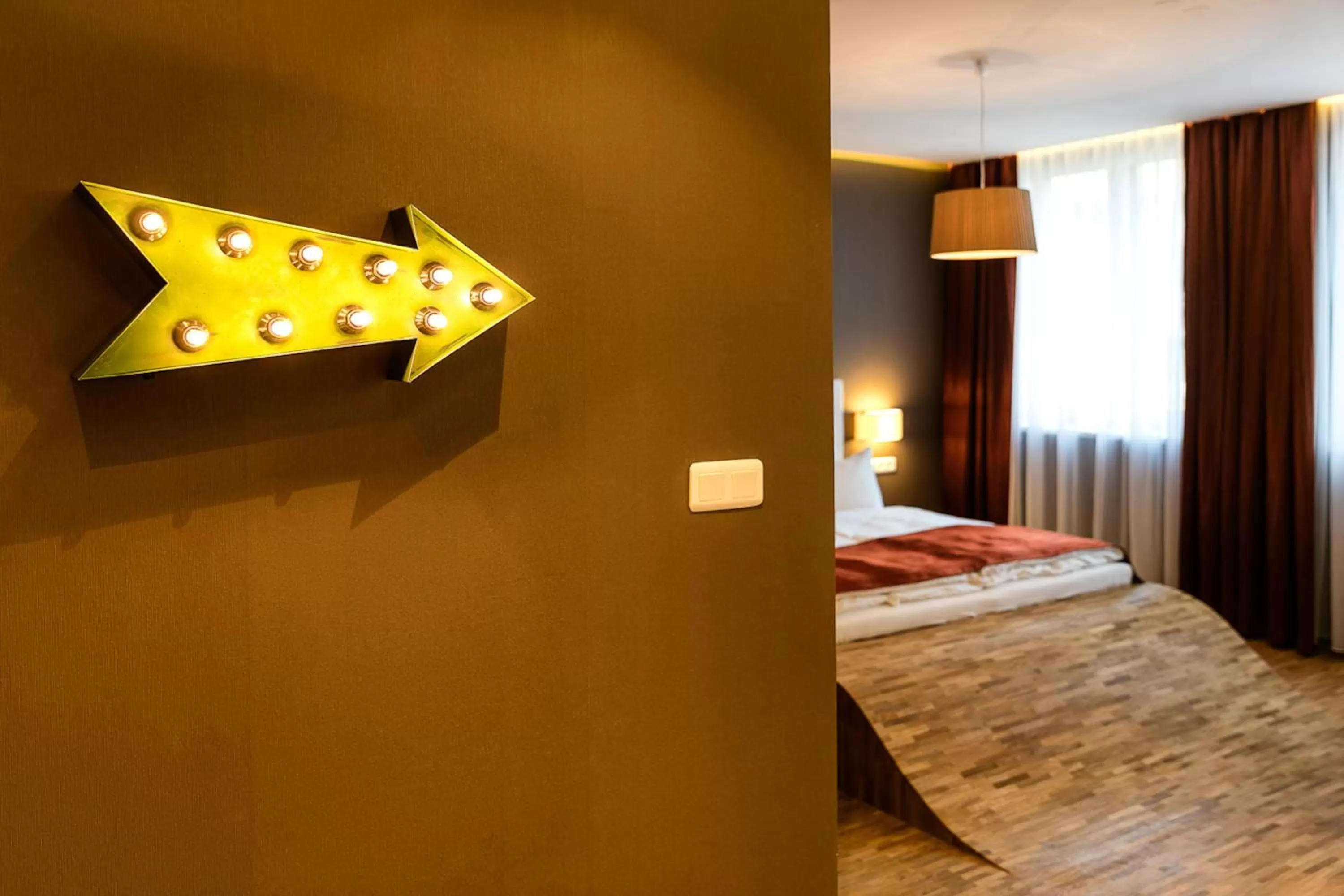 Decorative detail, Bed in Pytloun Grand Hotel Imperial