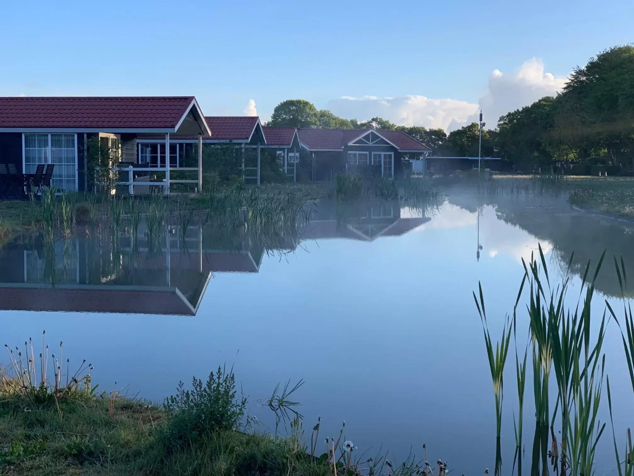 Natural landscape, Lake View in Duynparc Soest