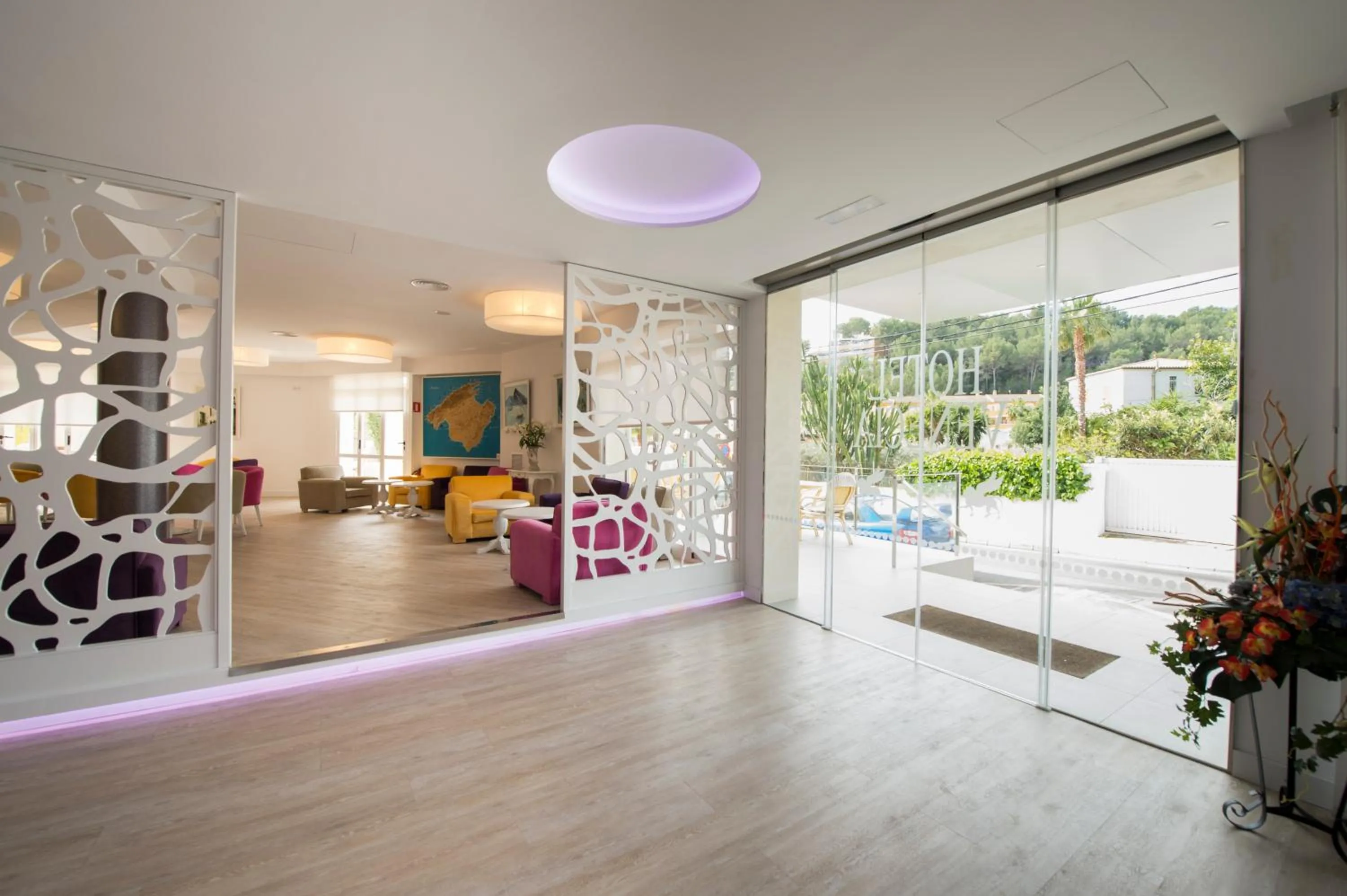 Lobby or reception in Hotel Venecia Paguera