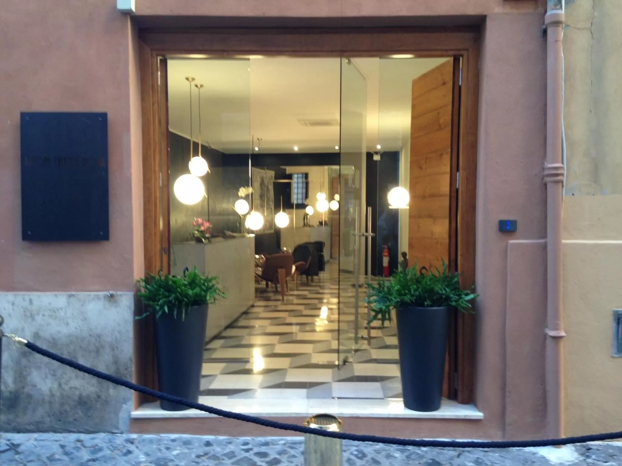 Facade/entrance in Navona Theatre Hotel