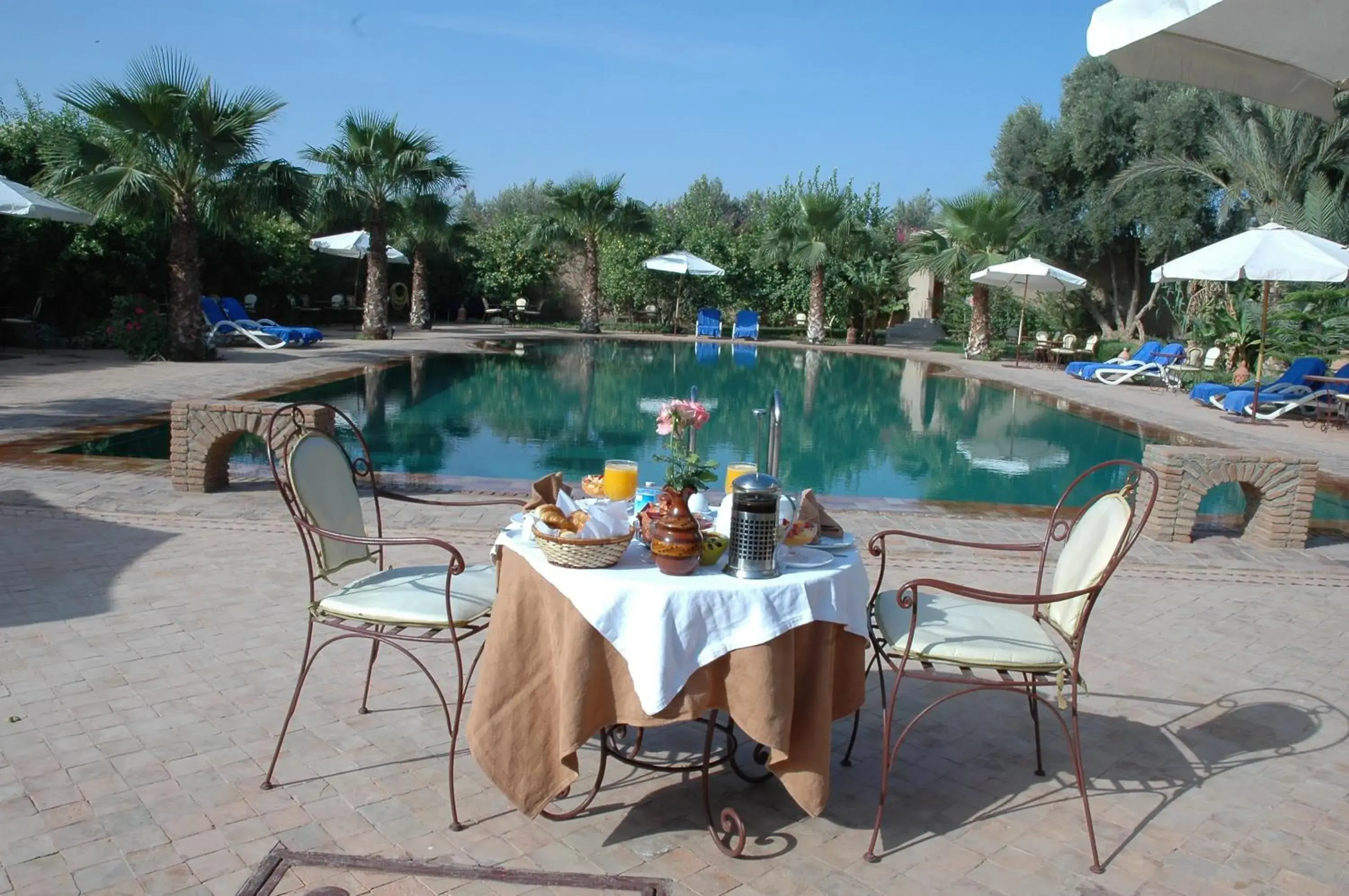 Swimming Pool in Hotel Dar Zitoune Taroudant