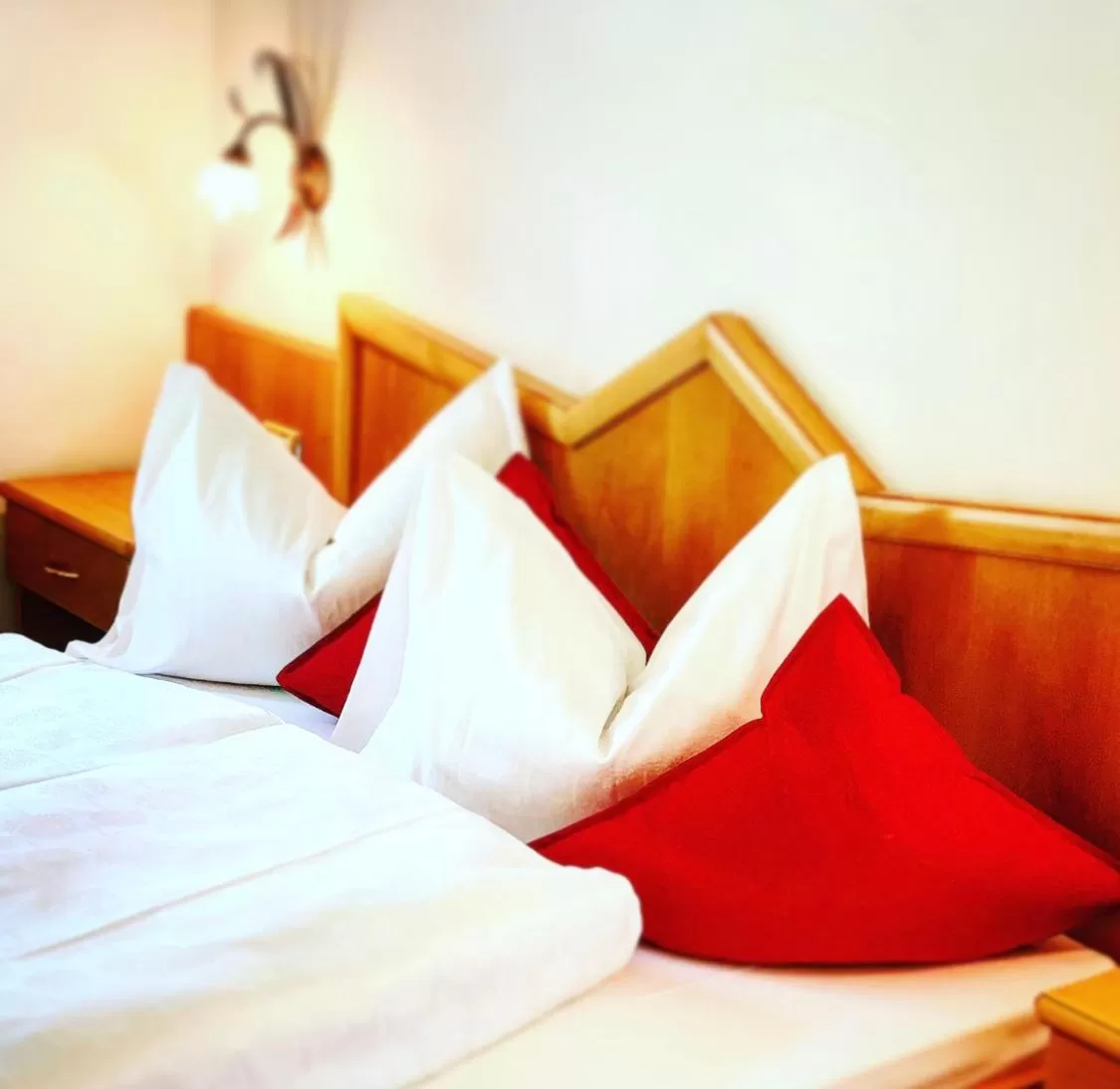 Photo of the whole room, Bed in Hotel Bergkristall