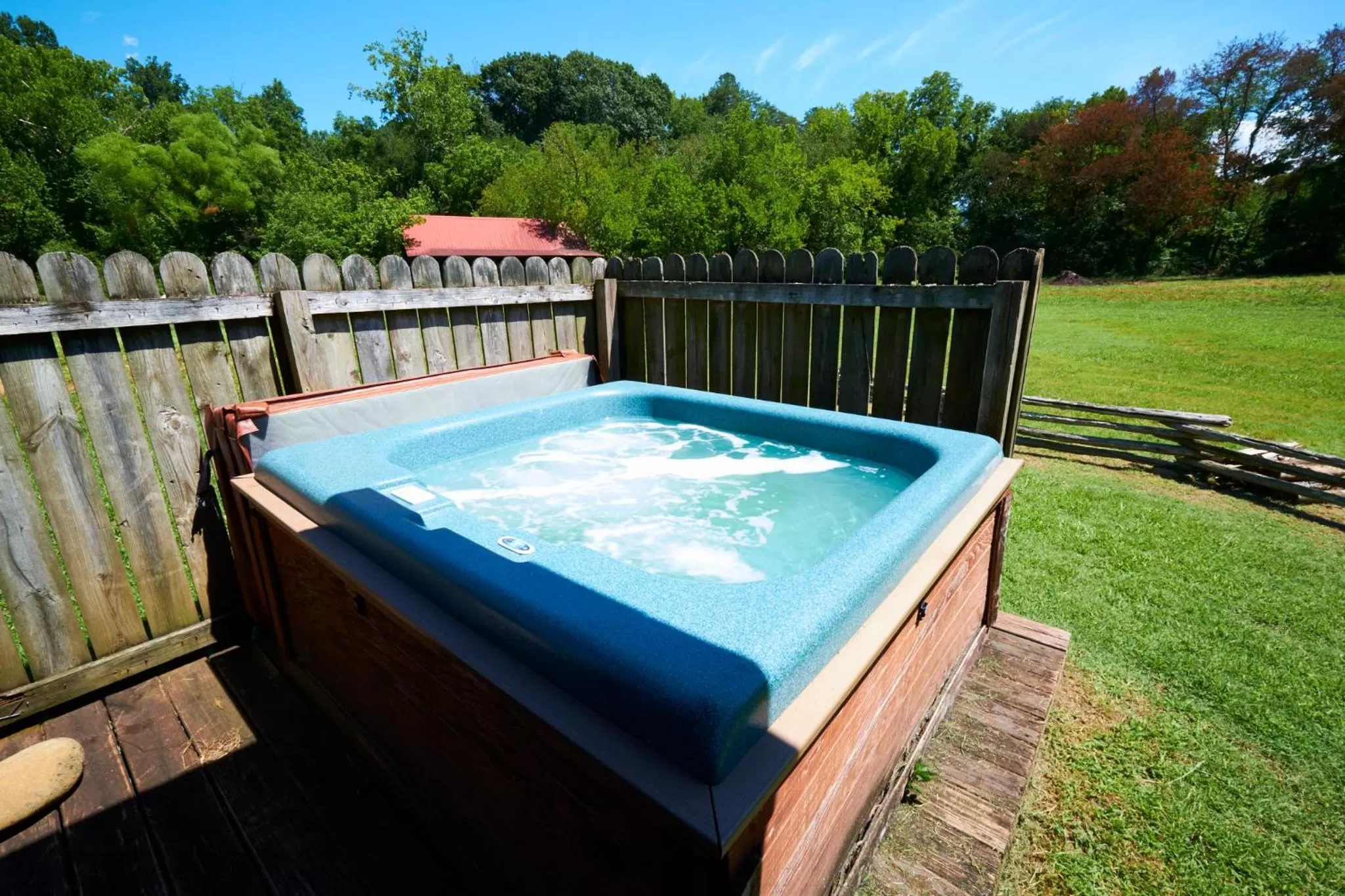 Swimming Pool in Creekwalk Inn Bed and Breakfast with Cabins