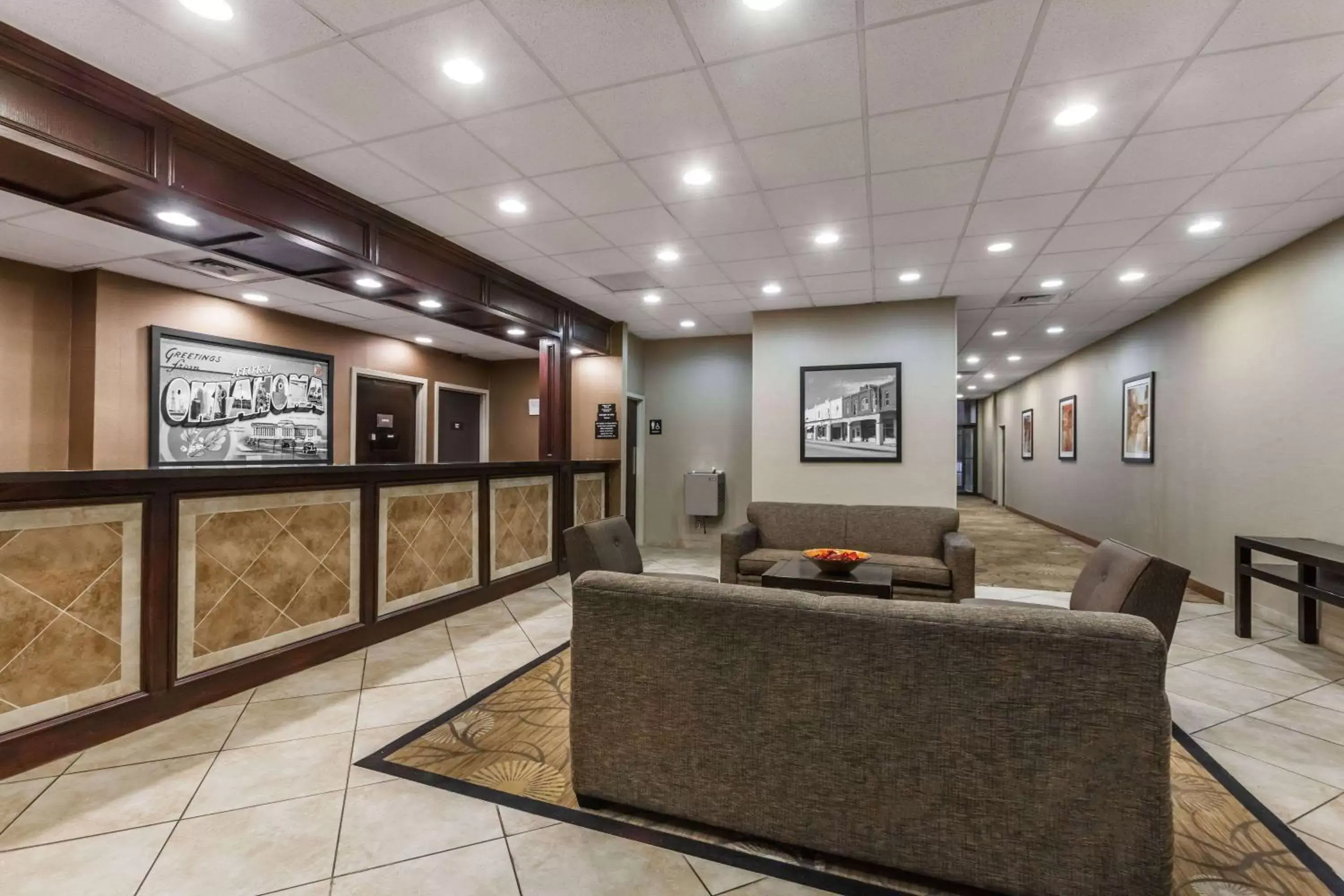 Lobby or reception, Lobby/Reception in Super 8 by Wyndham Atoka