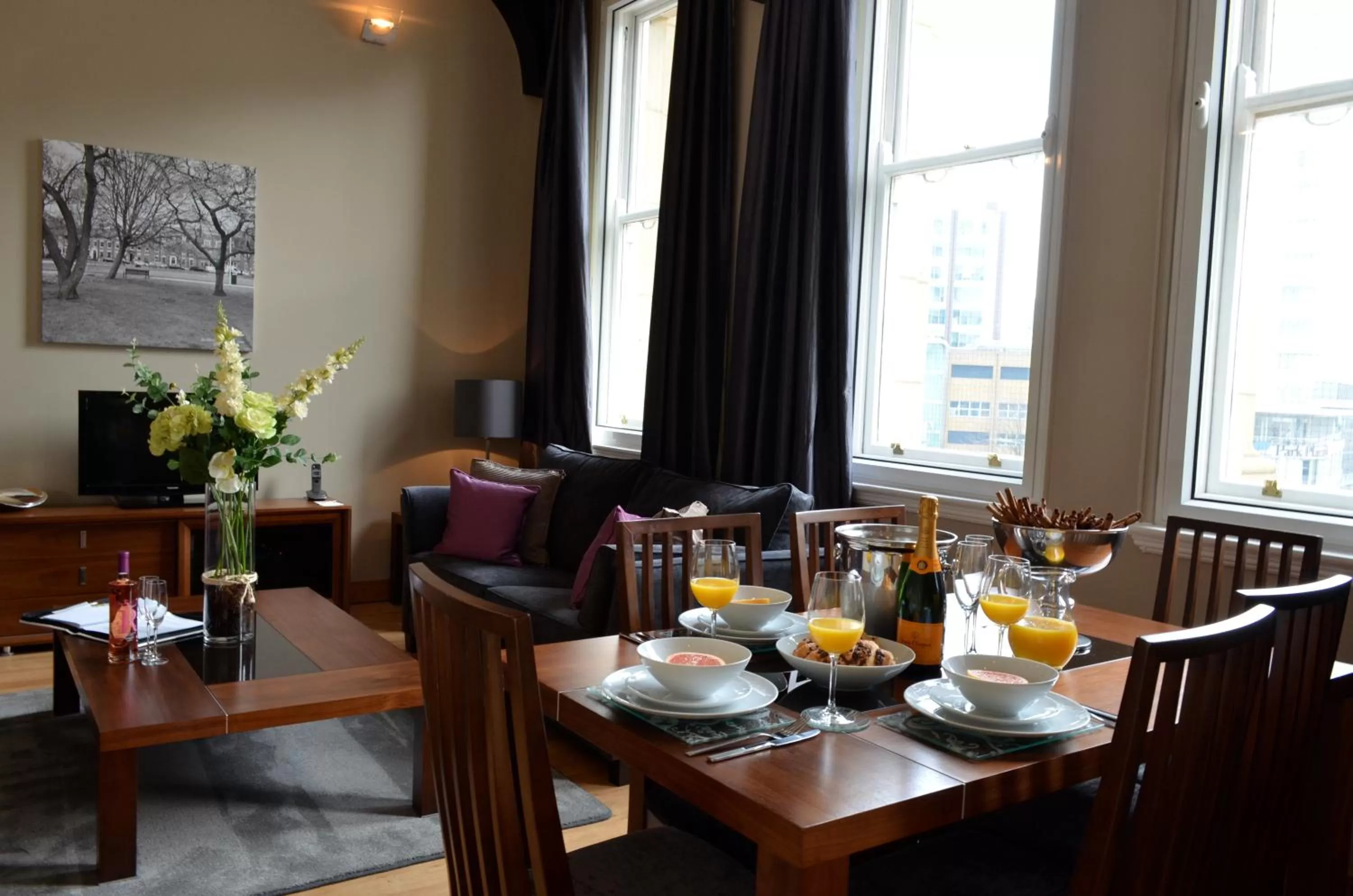 Decorative detail in Quebecs Luxury Aparthotel