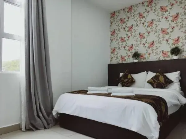 Bed in D'Metro Hotel Bed in D'Metro Hotel