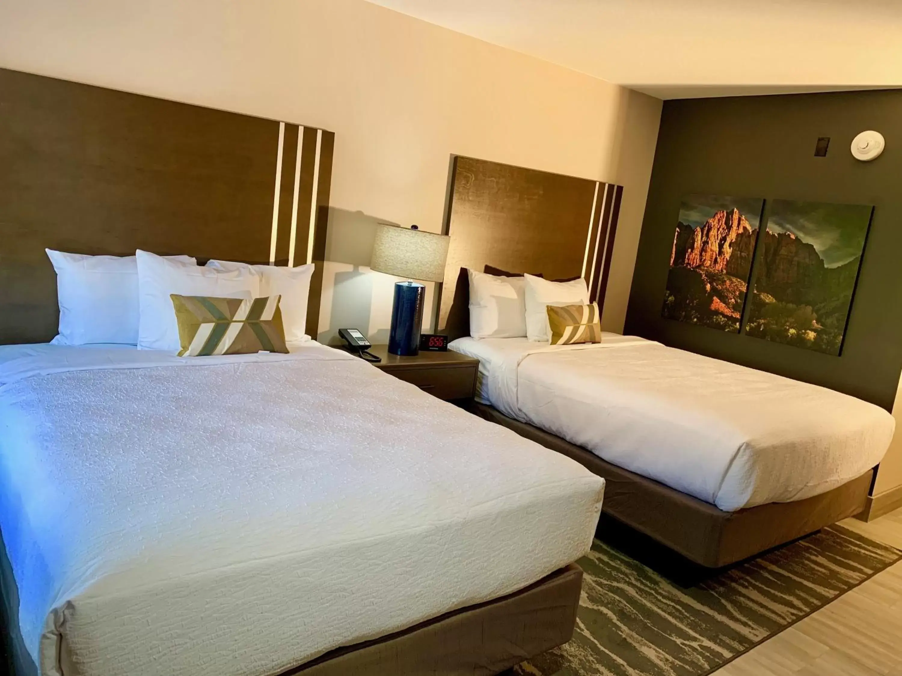 Bed in Zion Canyon Lodge Bed in Zion Canyon Lodge