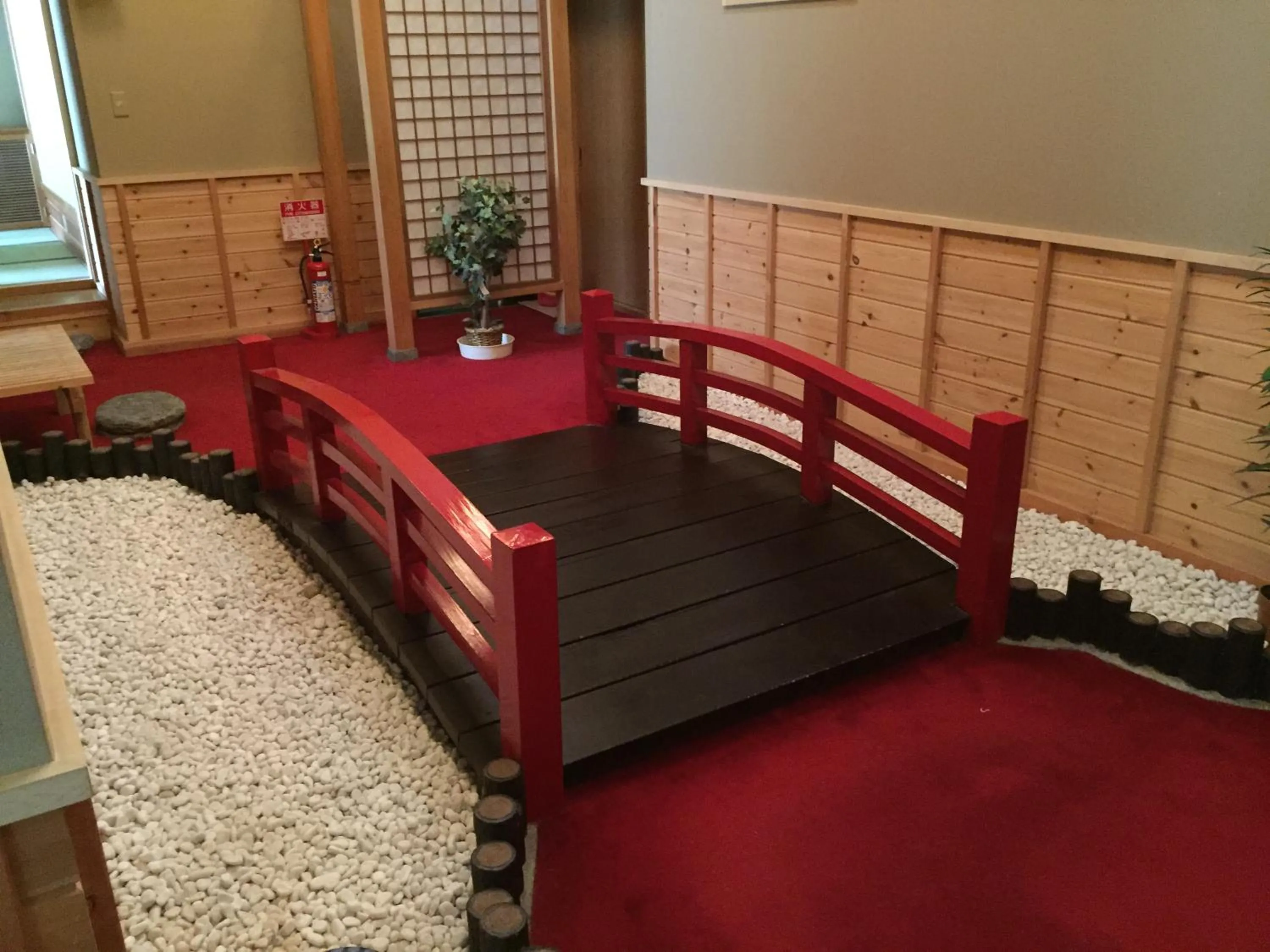 Decorative detail in Ryokan Warabino