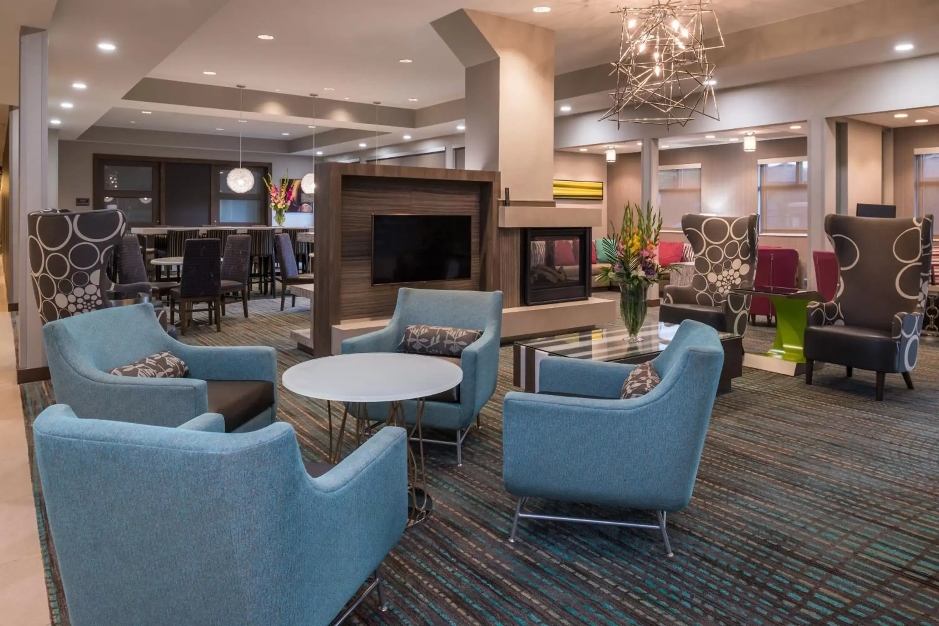 Lobby or reception, Lounge/Bar in Residence Inn by Marriott Decatur