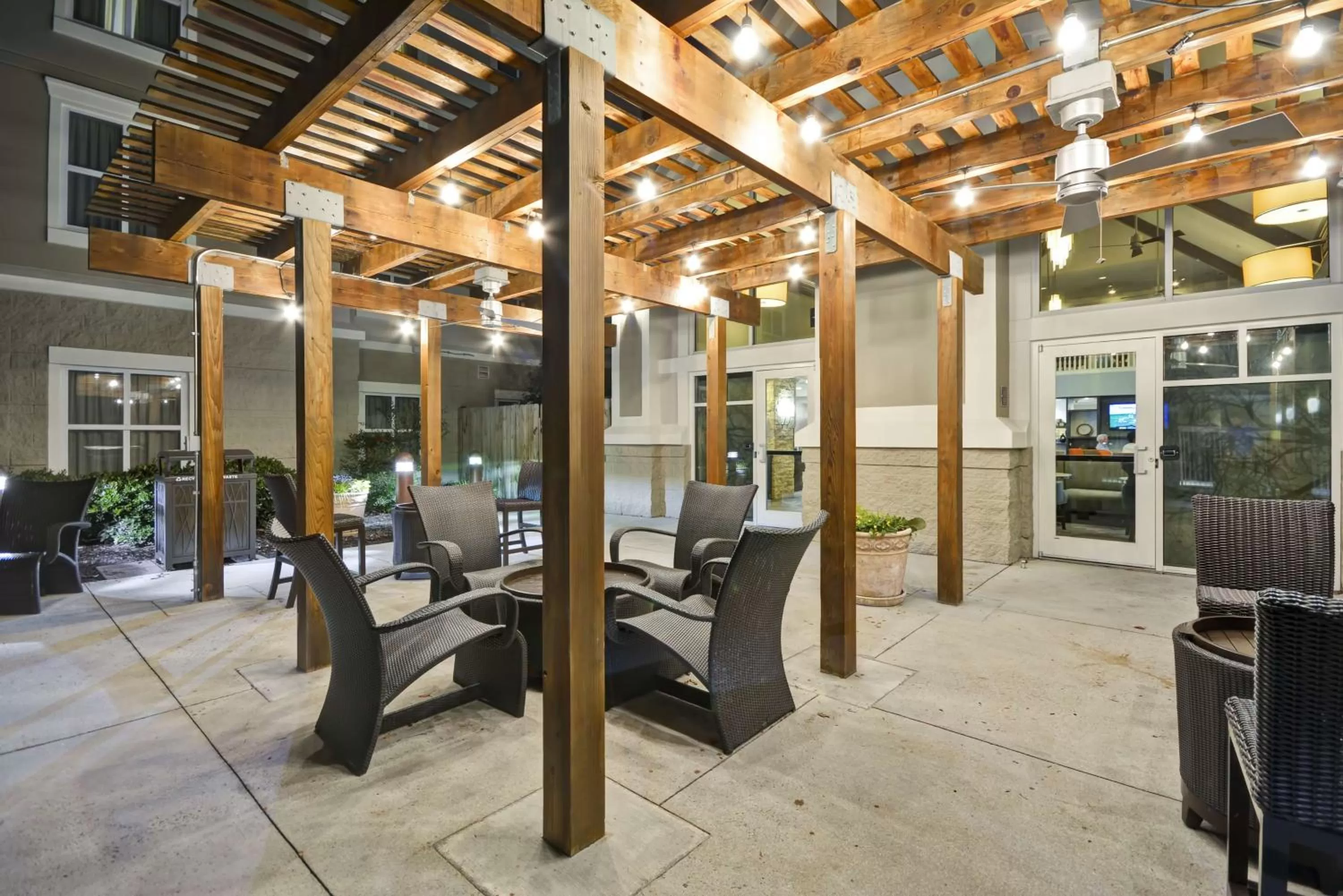 Patio in Homewood Suites Durham-Chapel Hill I-40