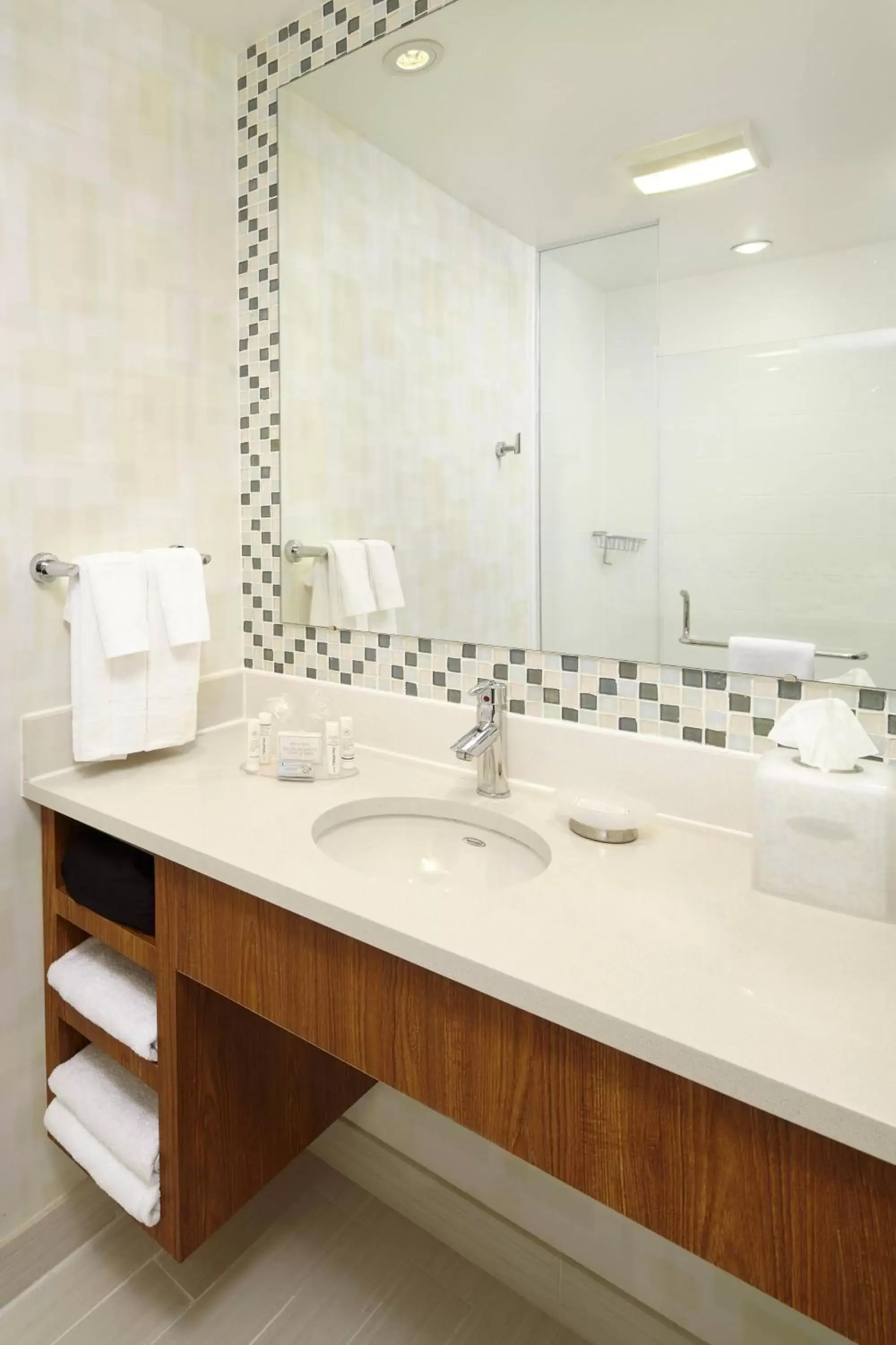 Bathroom in SpringHill Suites Houston Intercontinental Airport
