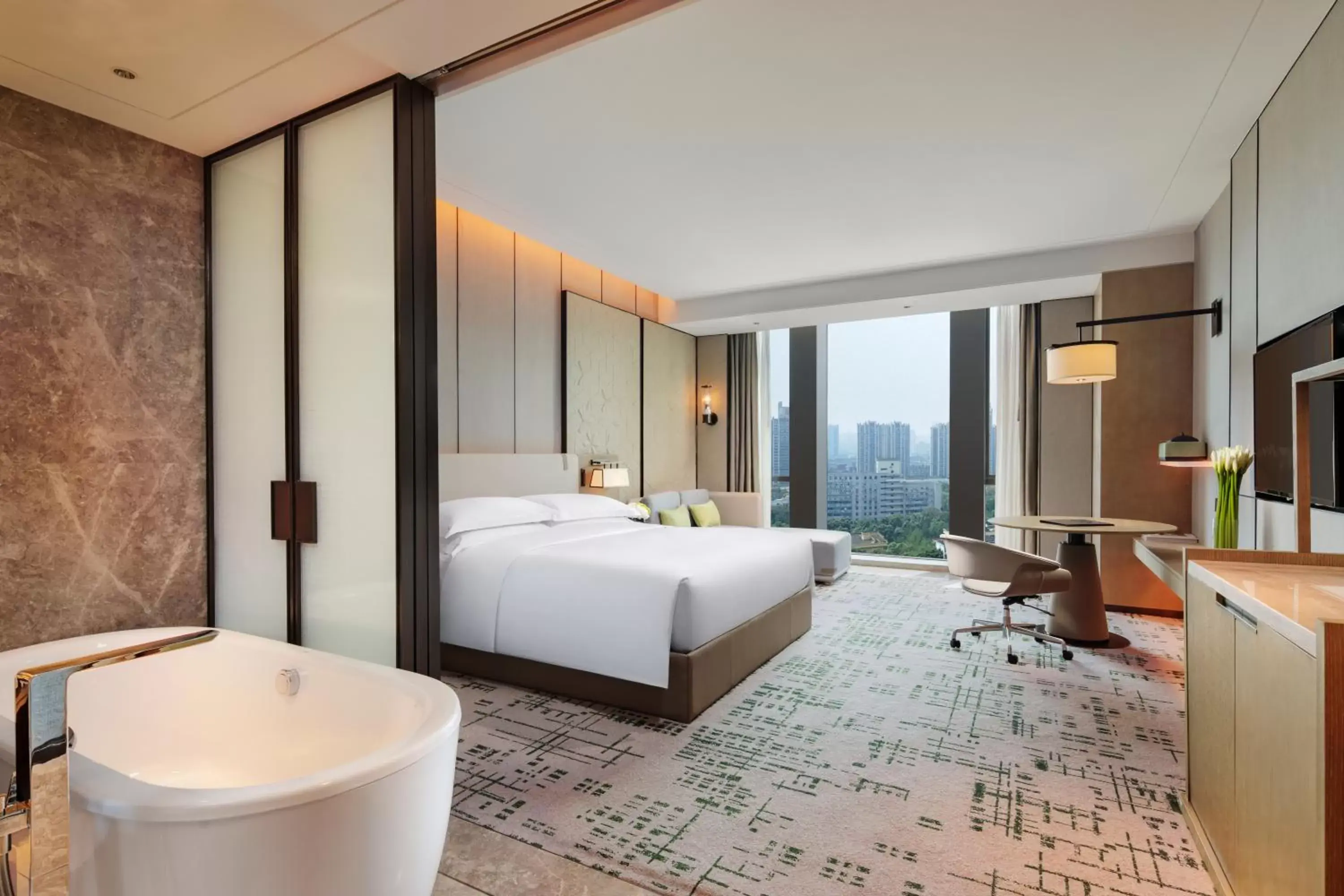 Bed in Hilton Chengdu Chenghua