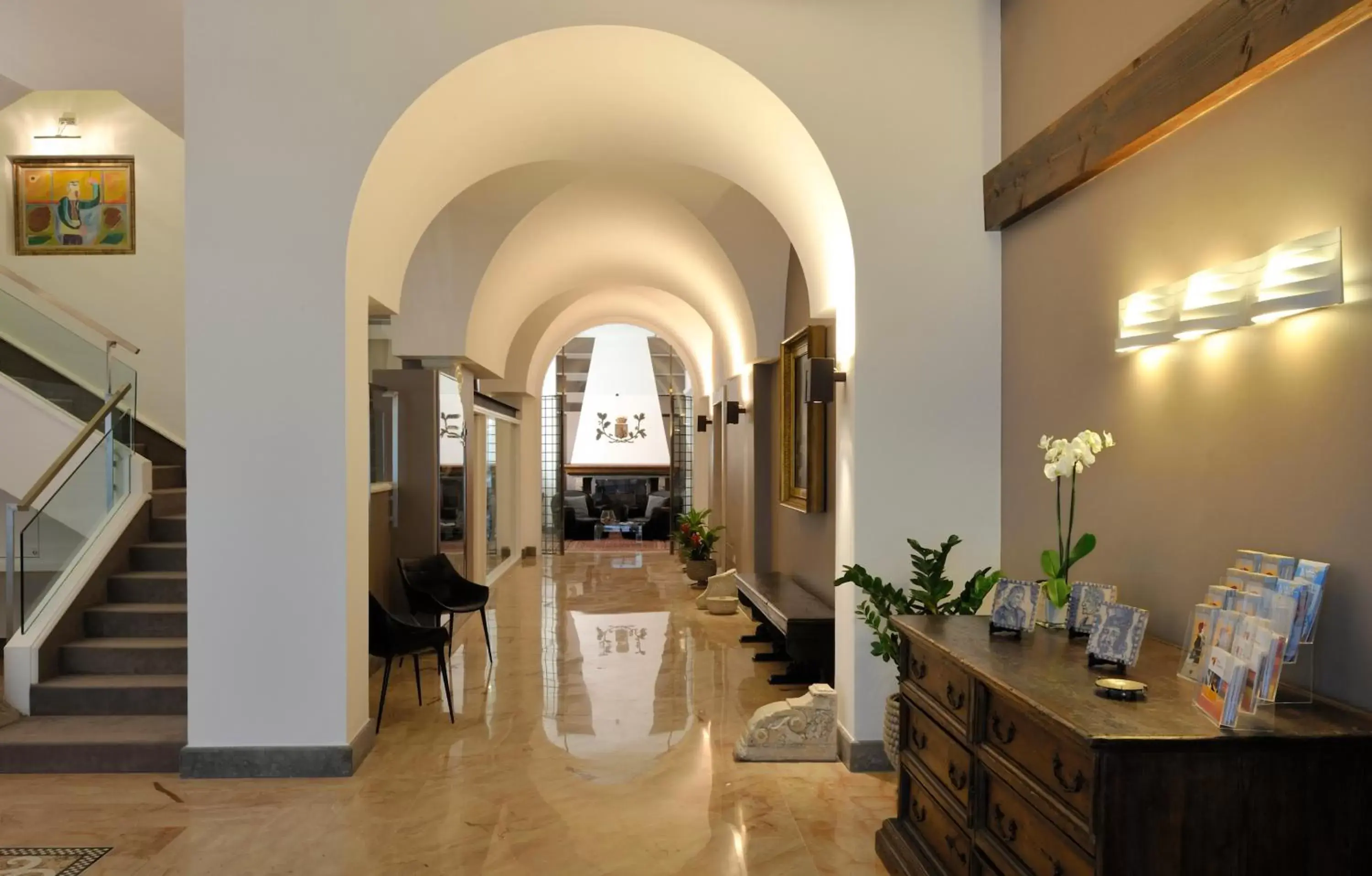 Lobby or reception, Restaurant/Places to Eat in Hotel Principe Di Villafranca