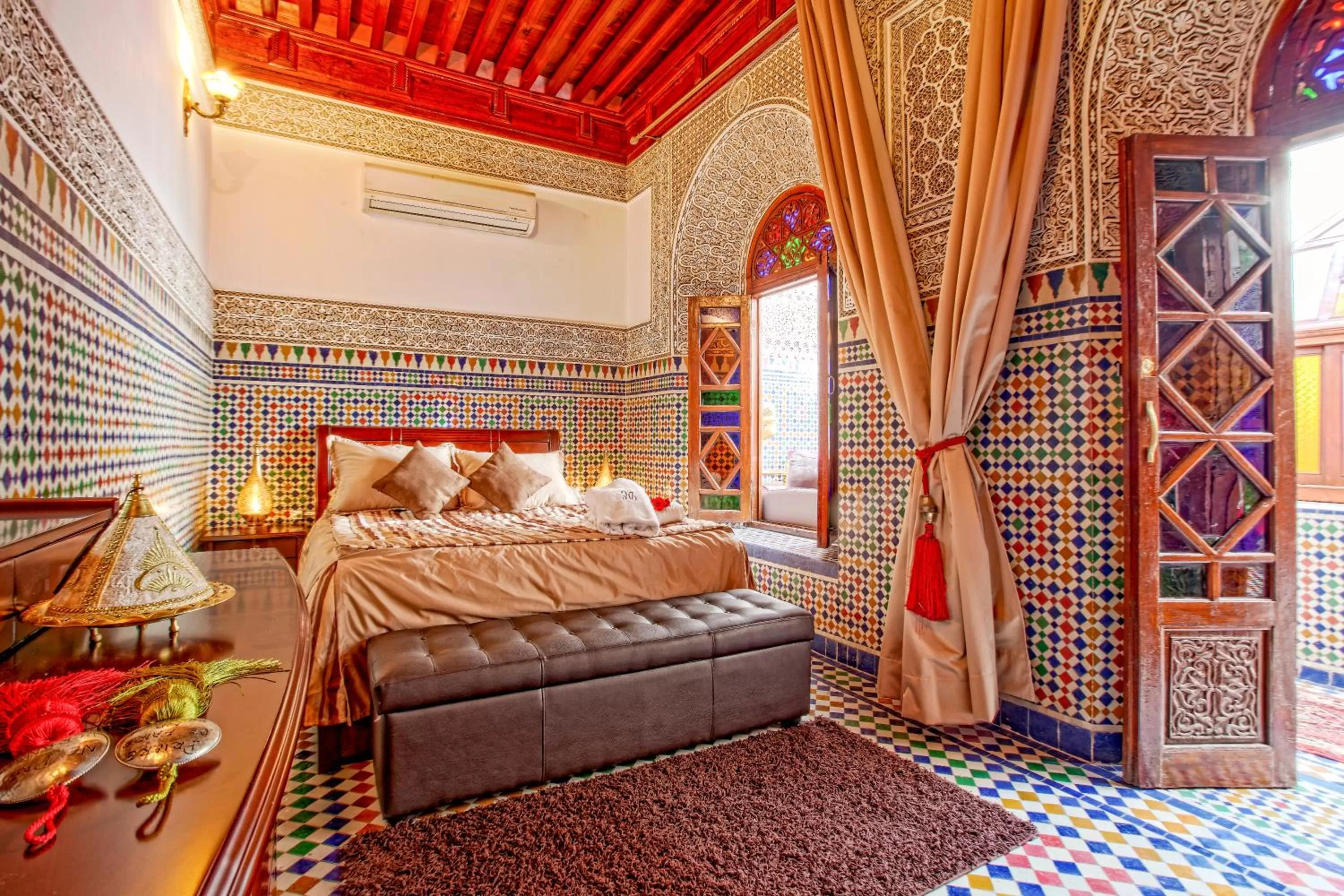 Bedroom in Riad Dar Essalam