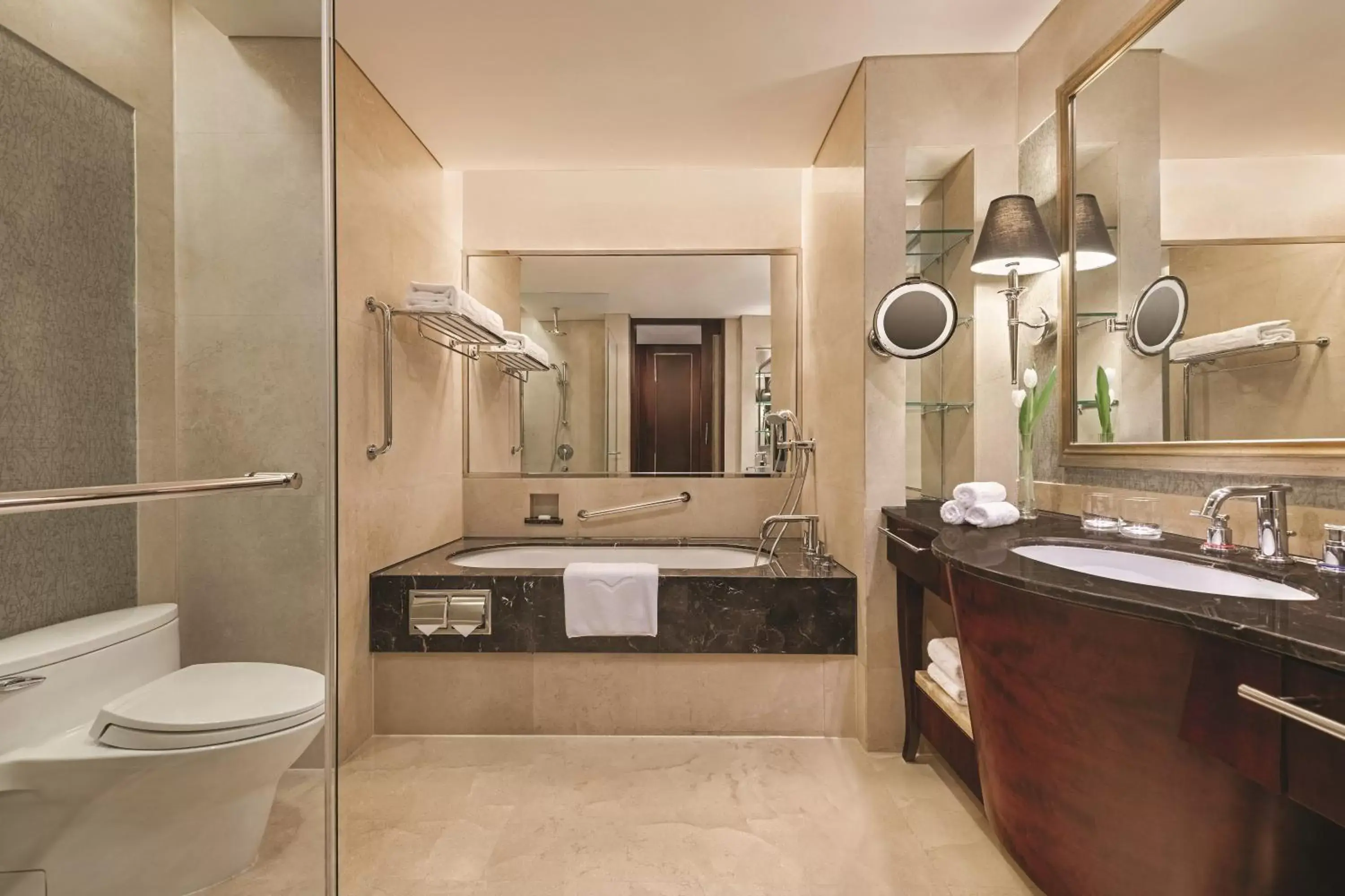 Toilet, Bathroom in Shangri-La Chengdu