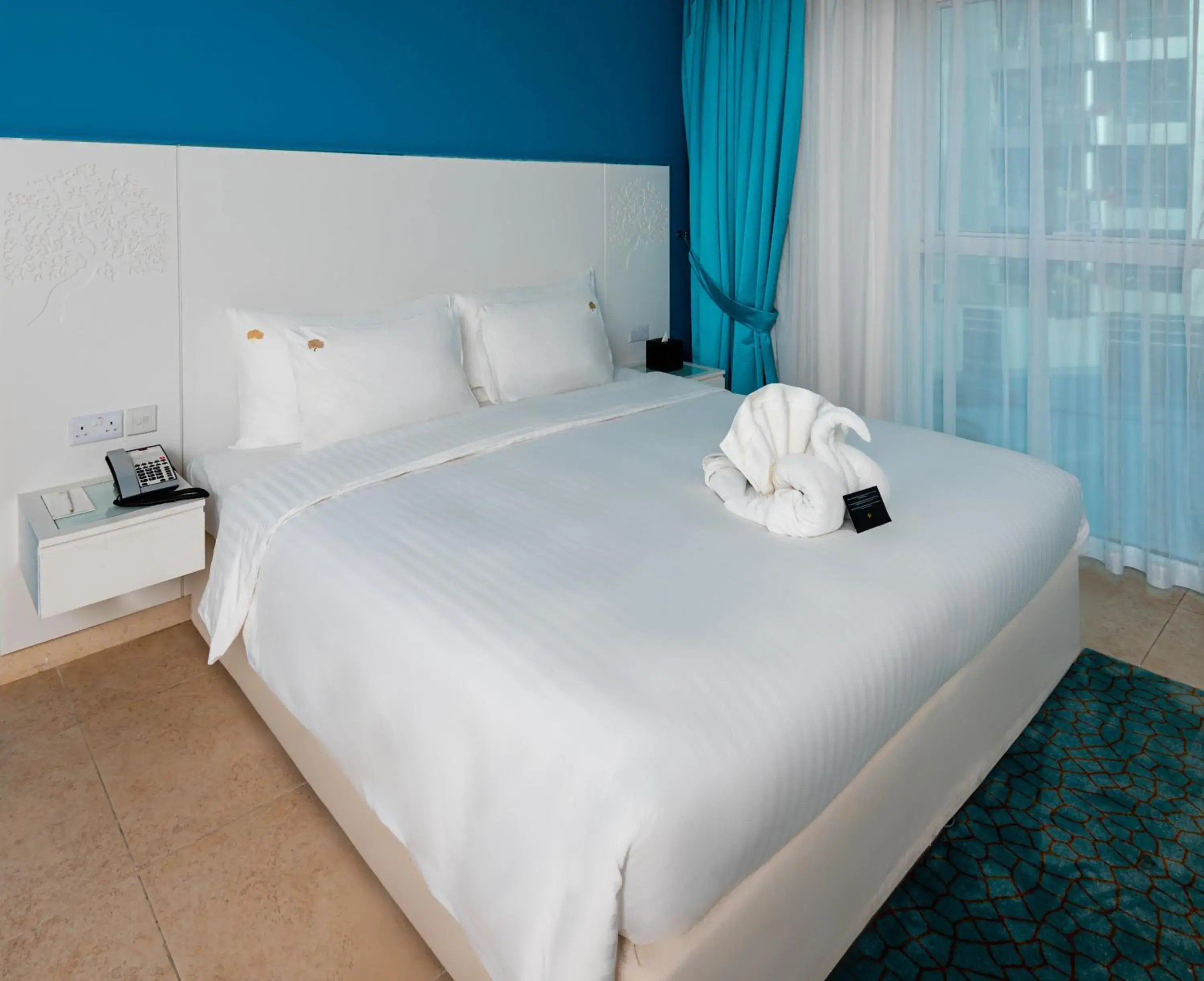 Bed in Jannah Marina Hotel Apartments
