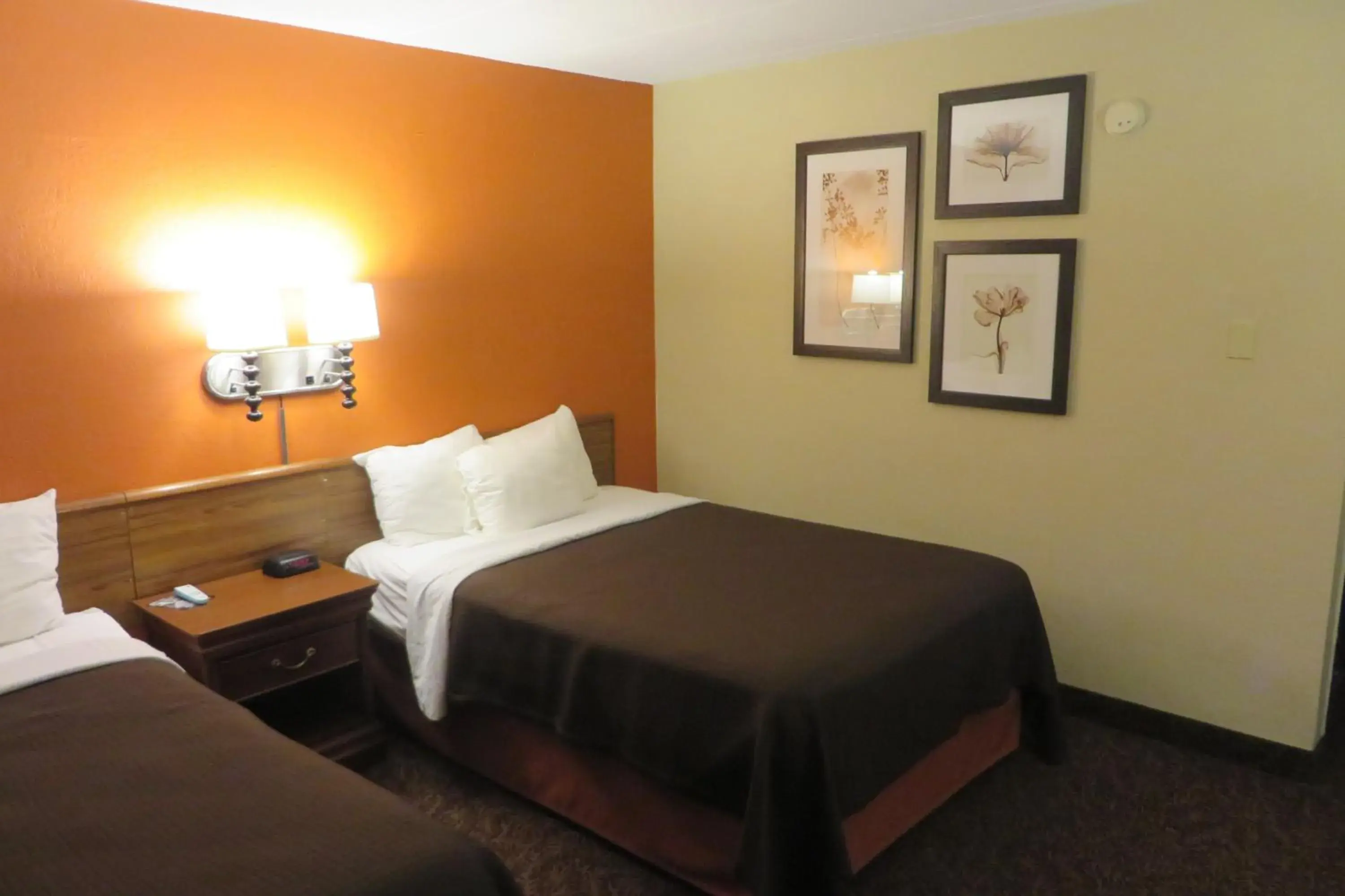 Bed in AmericInn by Wyndham Forest Lake