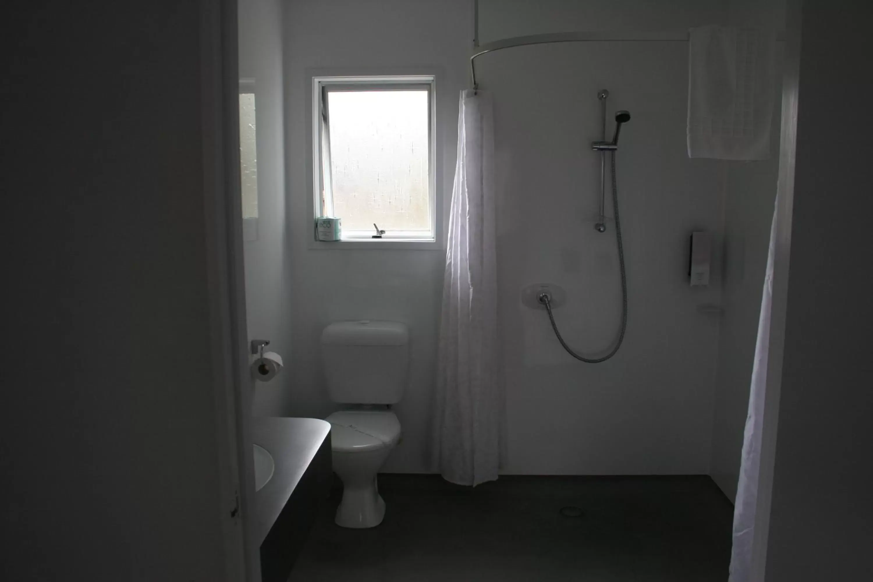 Bathroom in Burgundy Rose Motel