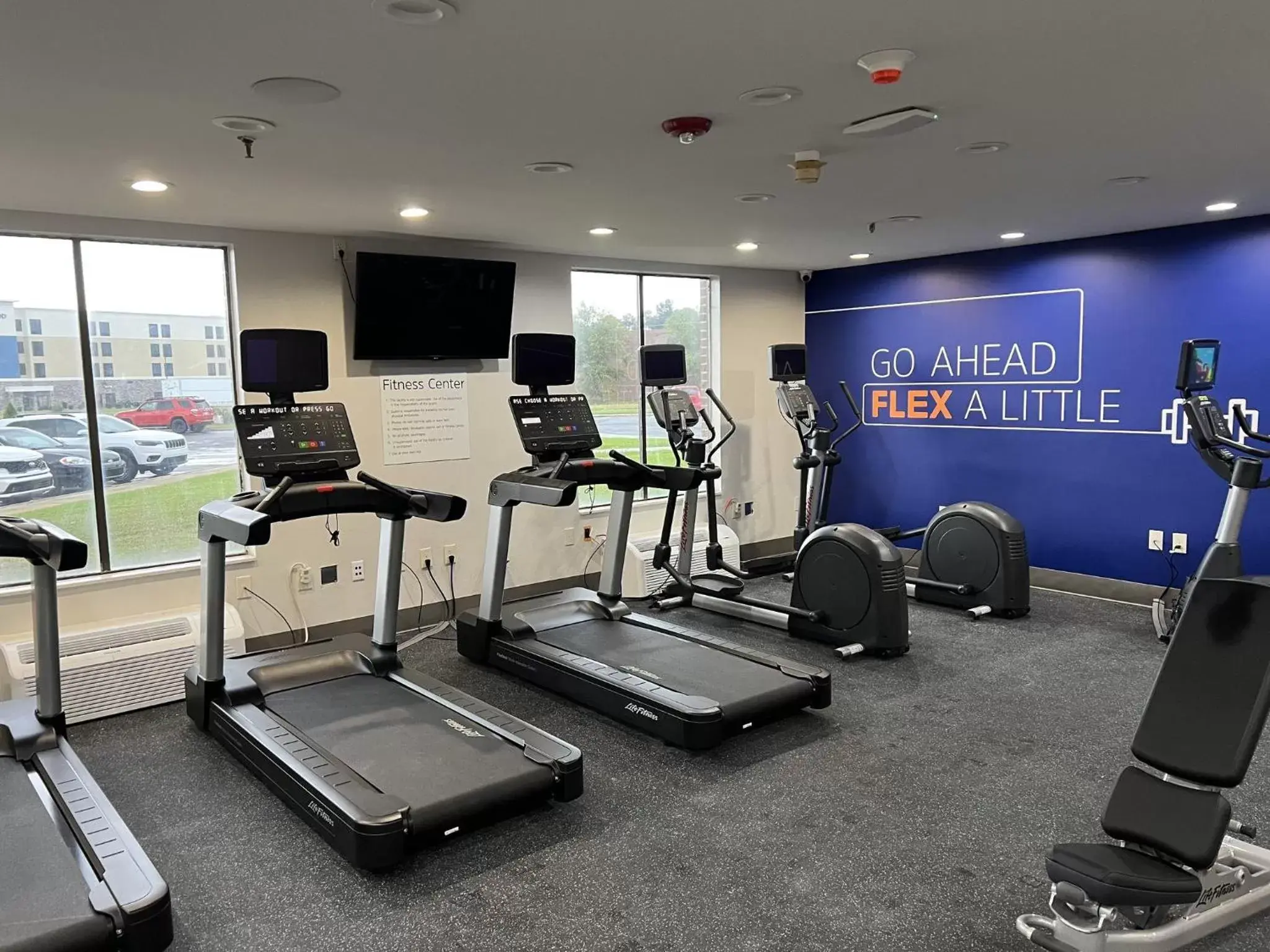 Fitness centre/facilities, Fitness Center/Facilities in Holiday Inn Express - Rocky Mount - Sports Center, an IHG Hotel