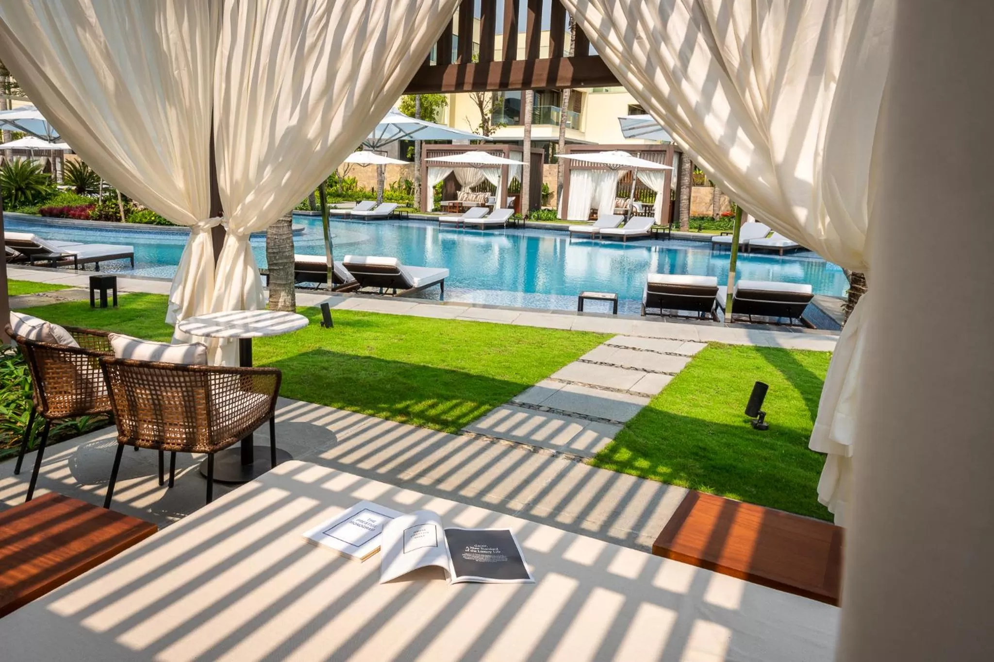 Pool view in Shilla Monogram Danang