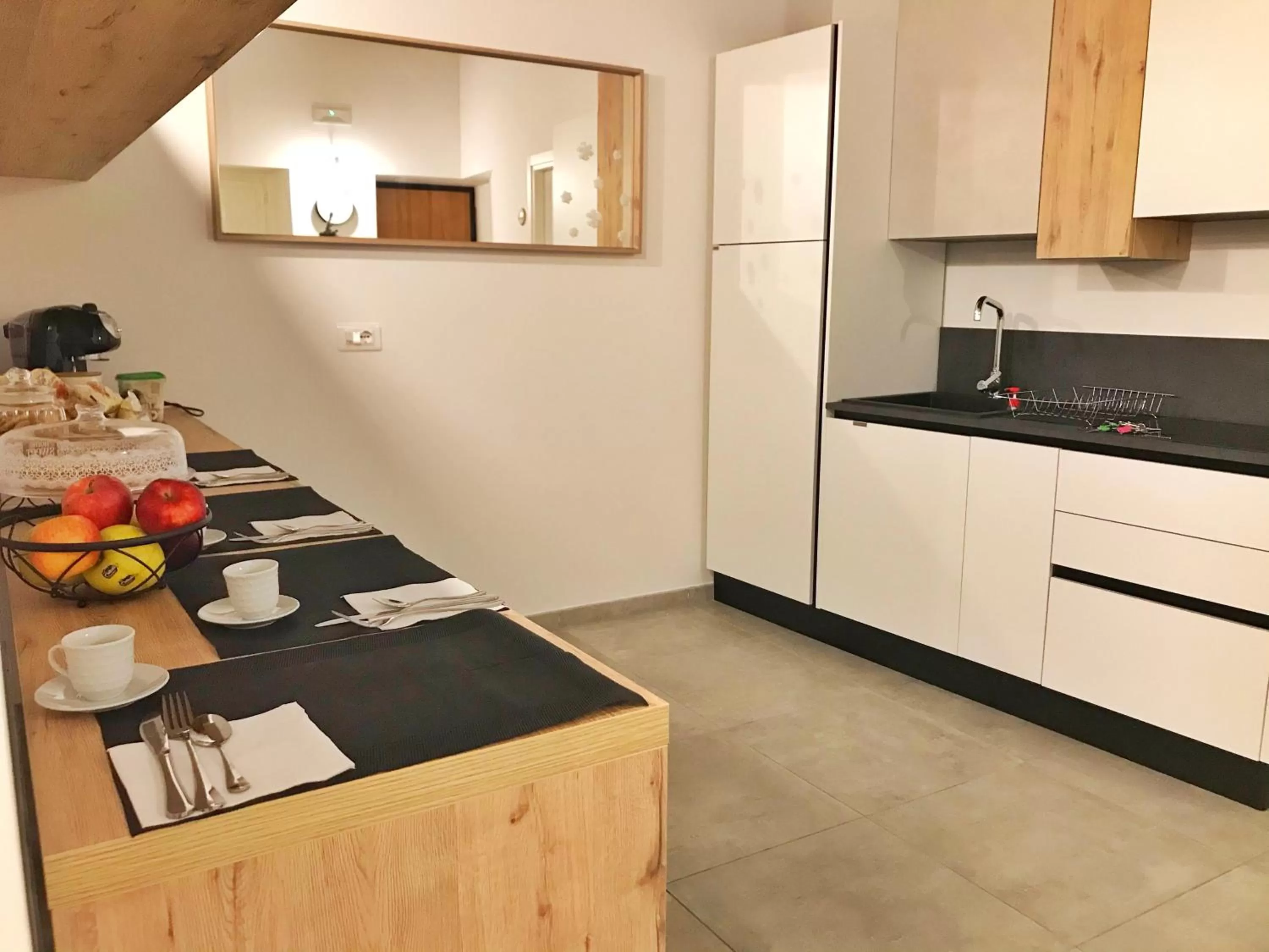 Kitchen or kitchenette in B&B Salerno IN Centro