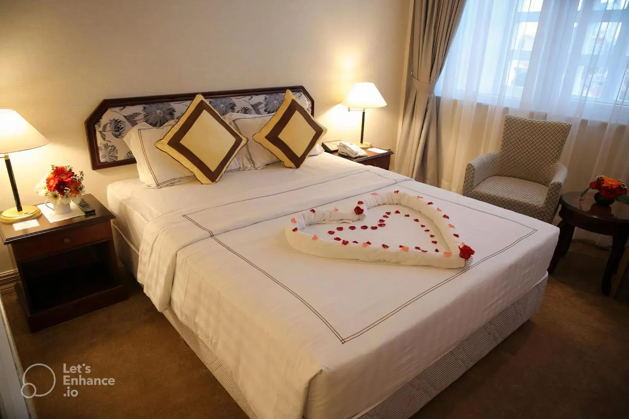 Bedroom, Bed in Lotus Saigon Hotel