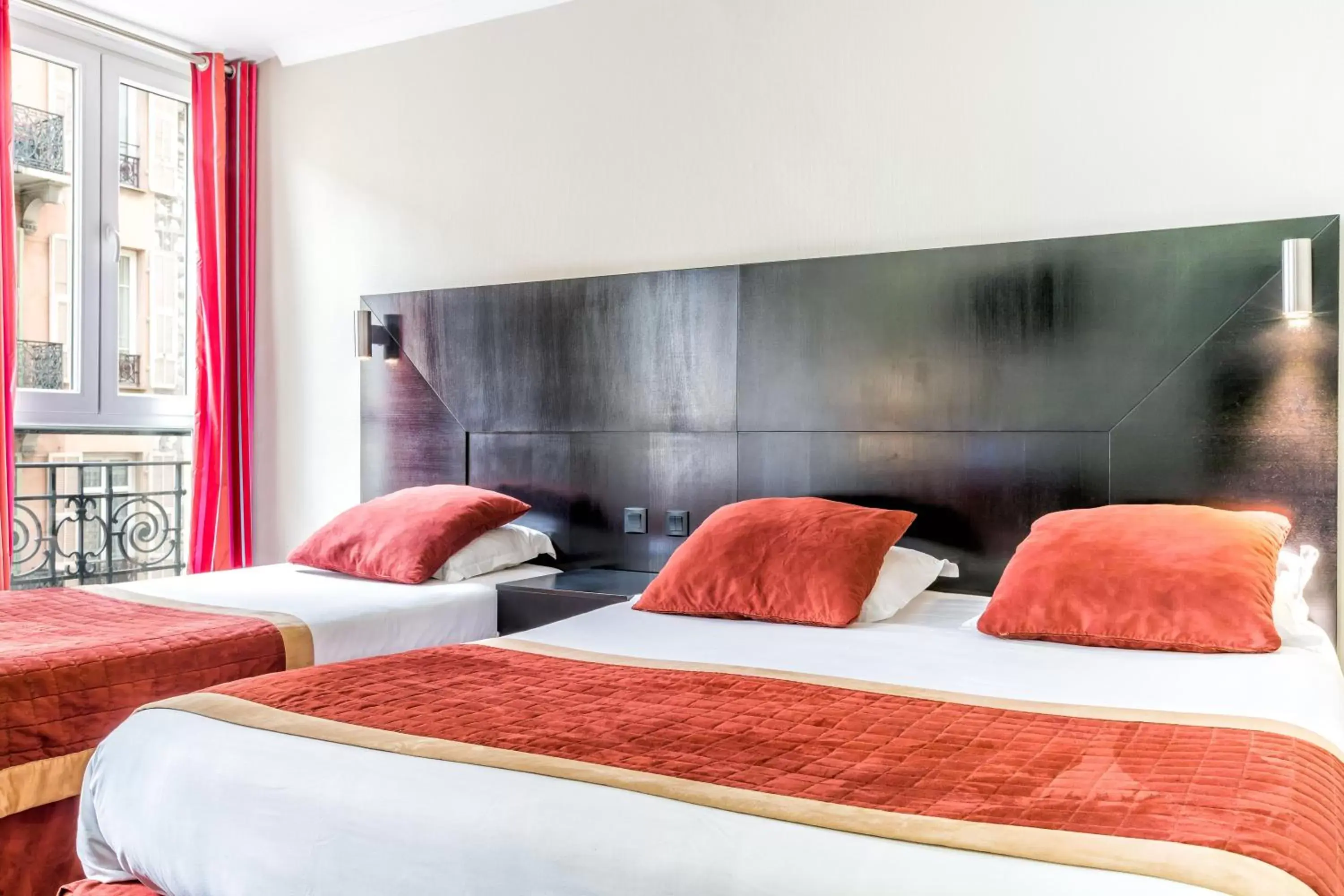 Bed in Hotel De Suède