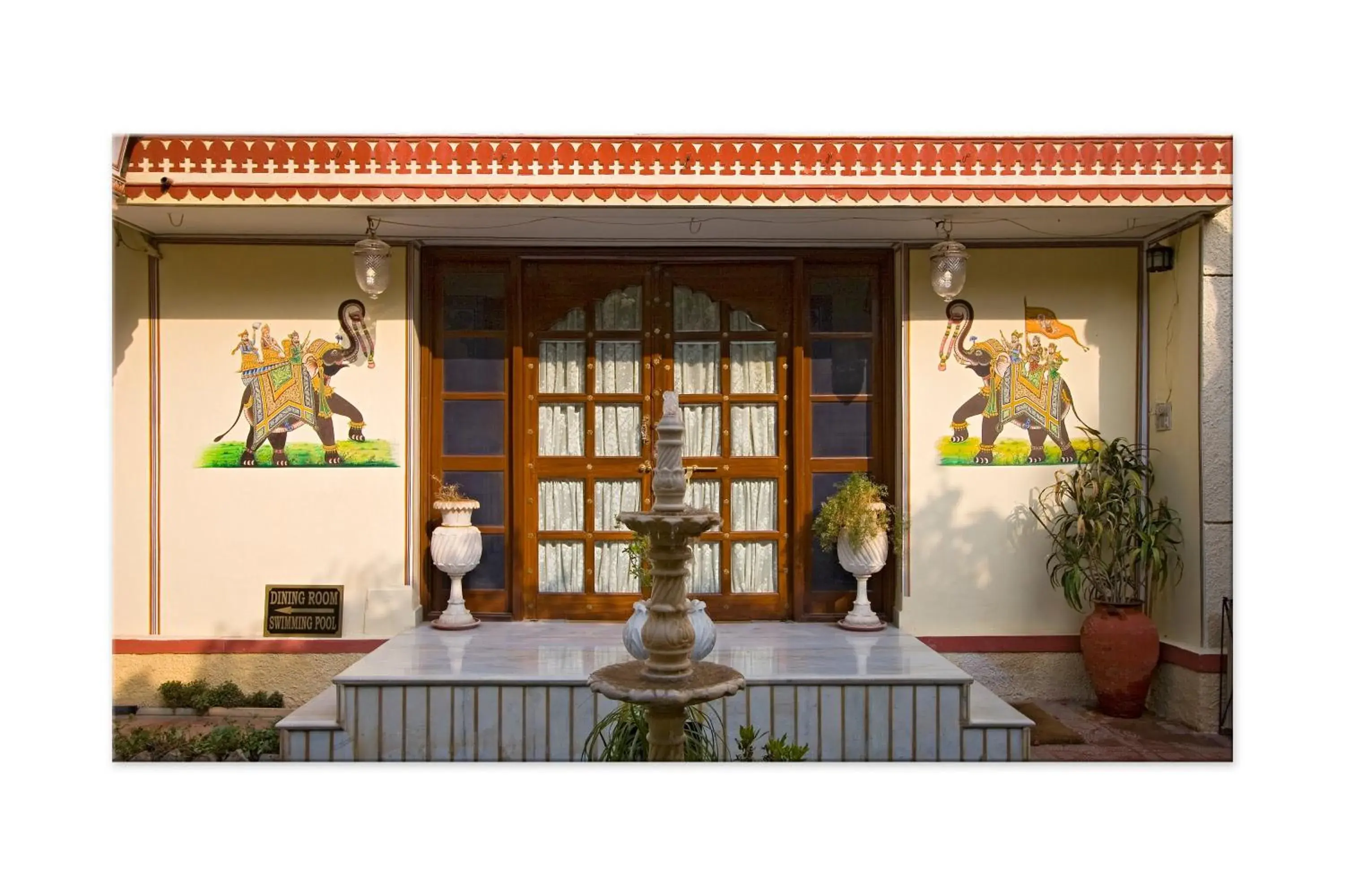 Facade/entrance in Madhuban - A Heritage Home