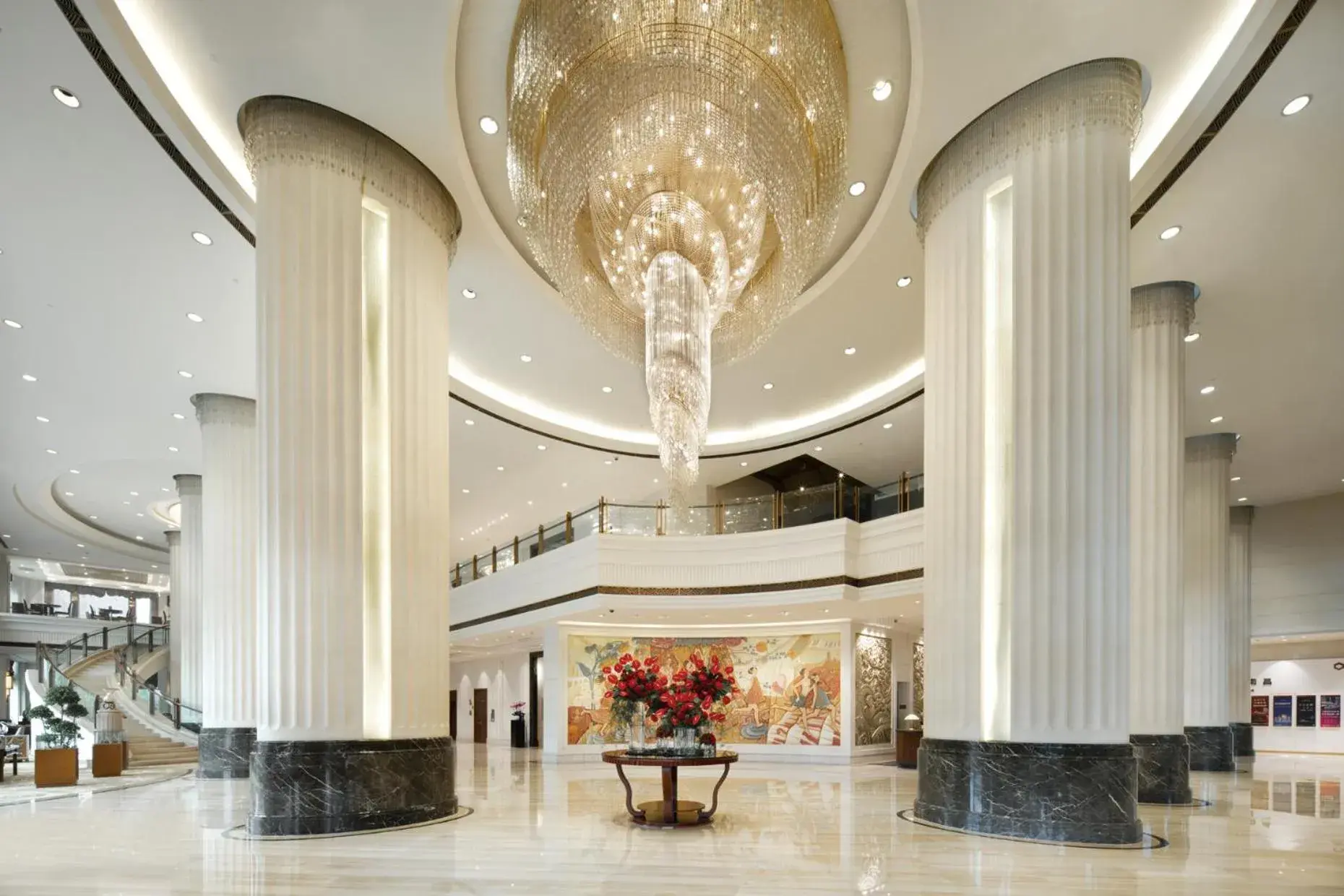 Lobby or reception in Crowne Plaza Nanchang Riverside, an IHG Hotel Lobby or reception in Crowne Plaza Nanchang Riverside, an IHG Hotel