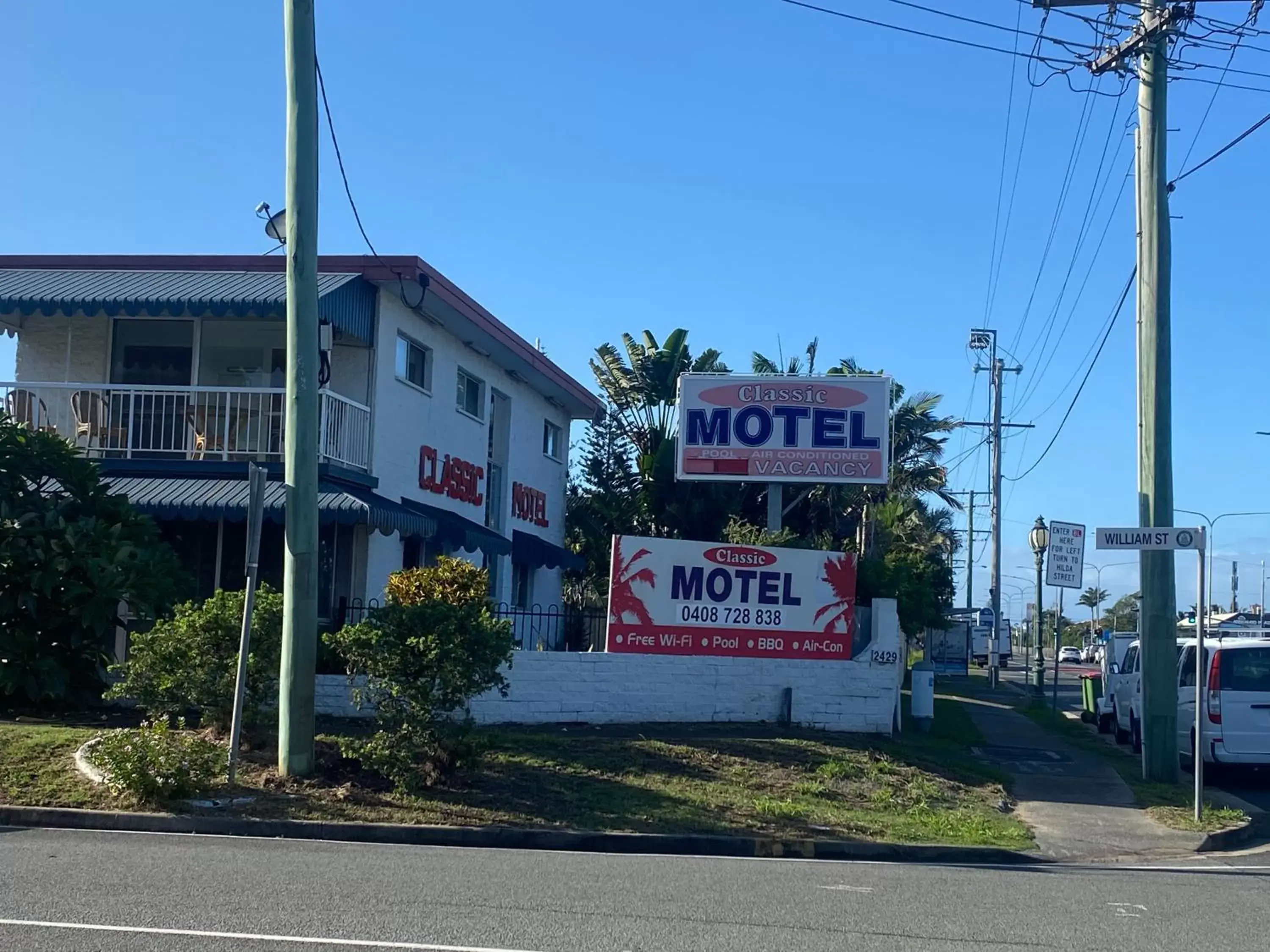 Property Building in Classic Motel