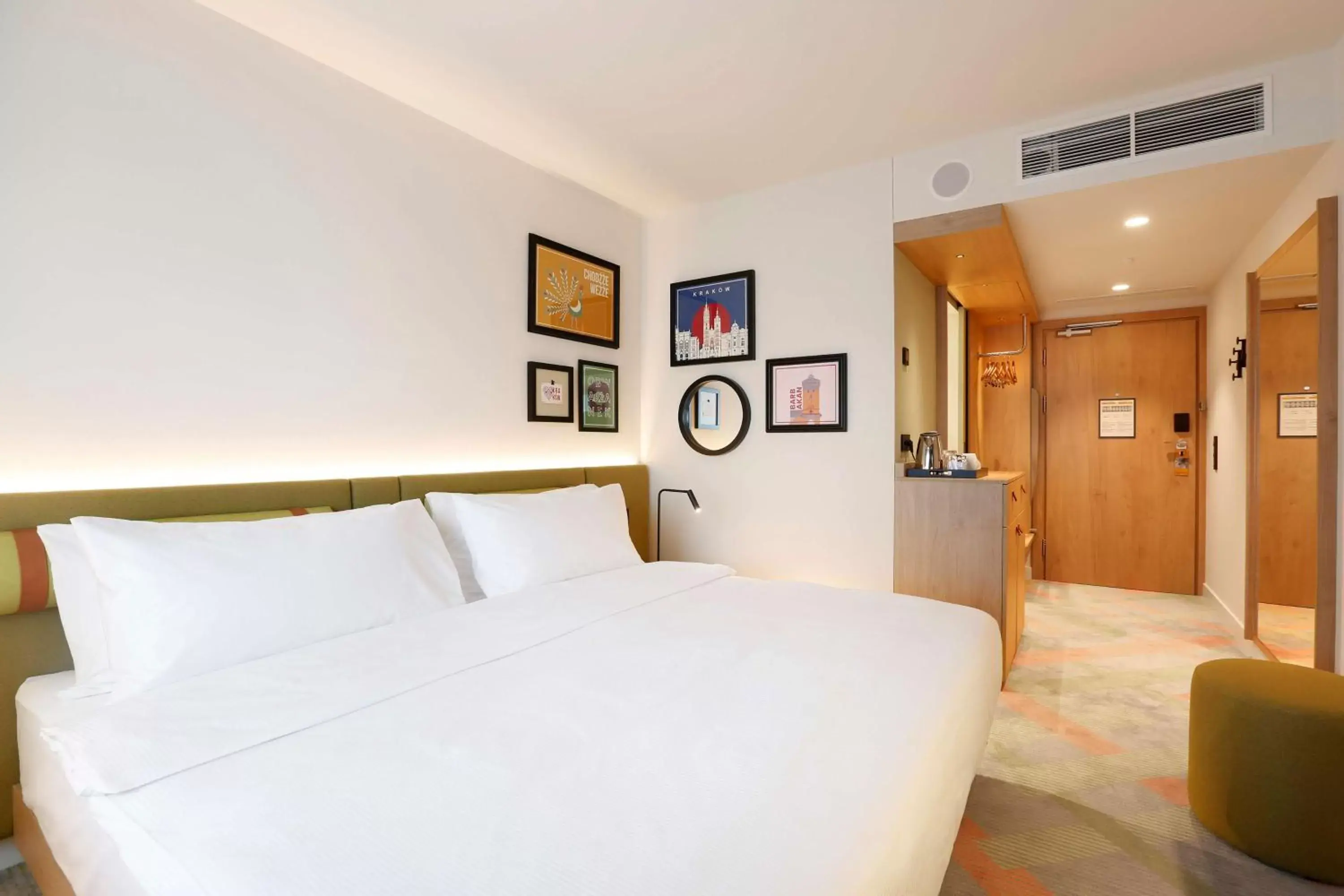 Bed in Hampton by Hilton Krakow Airport Bed in Hampton by Hilton Krakow Airport