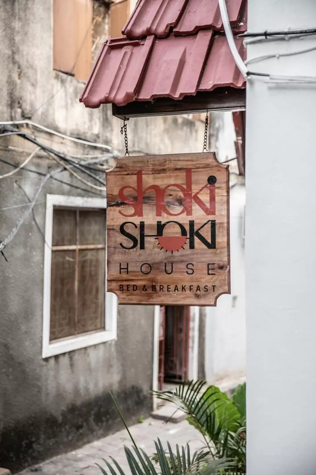 Facade/entrance, Property Logo/Sign in Shoki Shoki House Stone Town