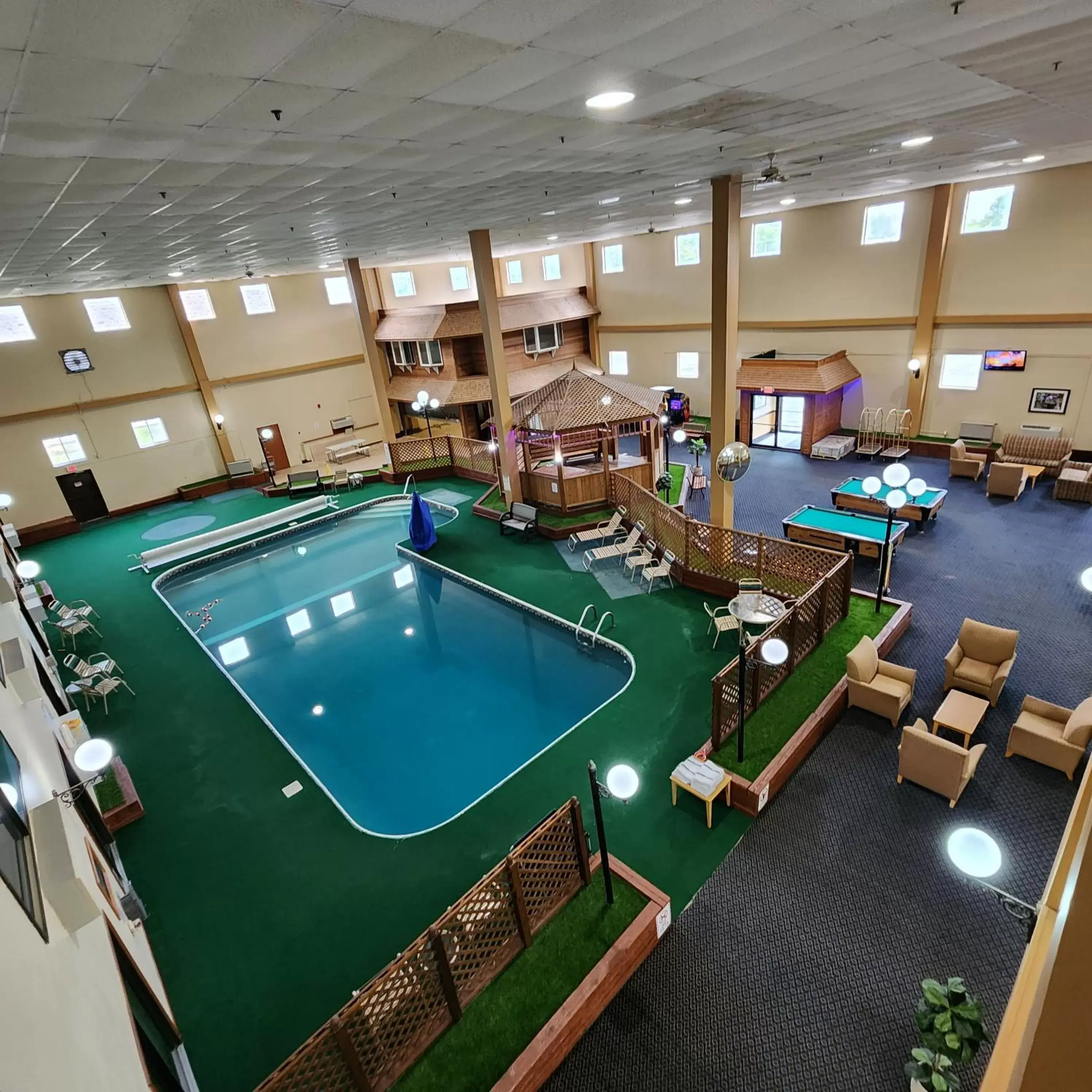 Pool View in Katahdin Inn & Suites