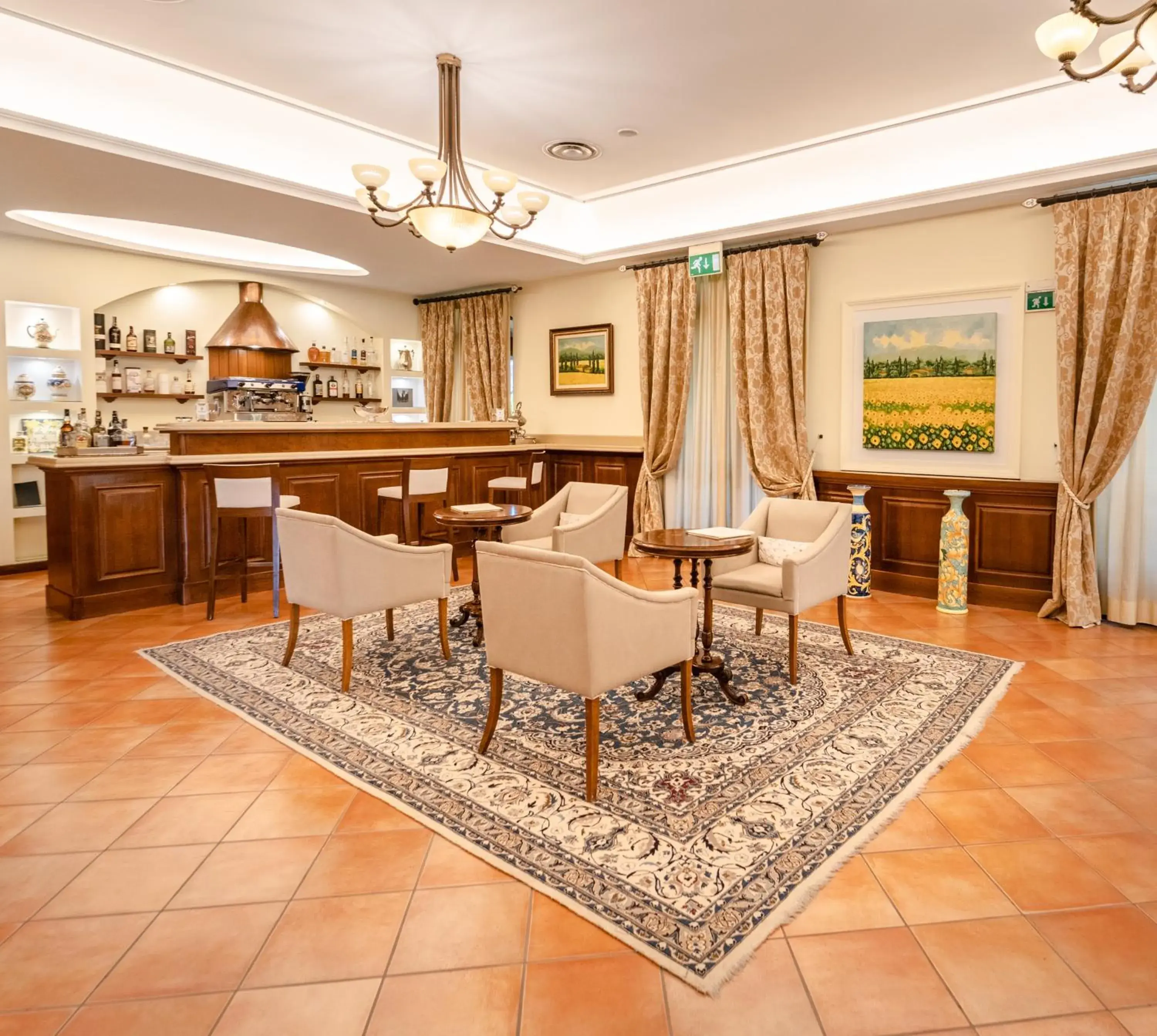 Lobby or reception in Hotel Casal Dell'Angelo